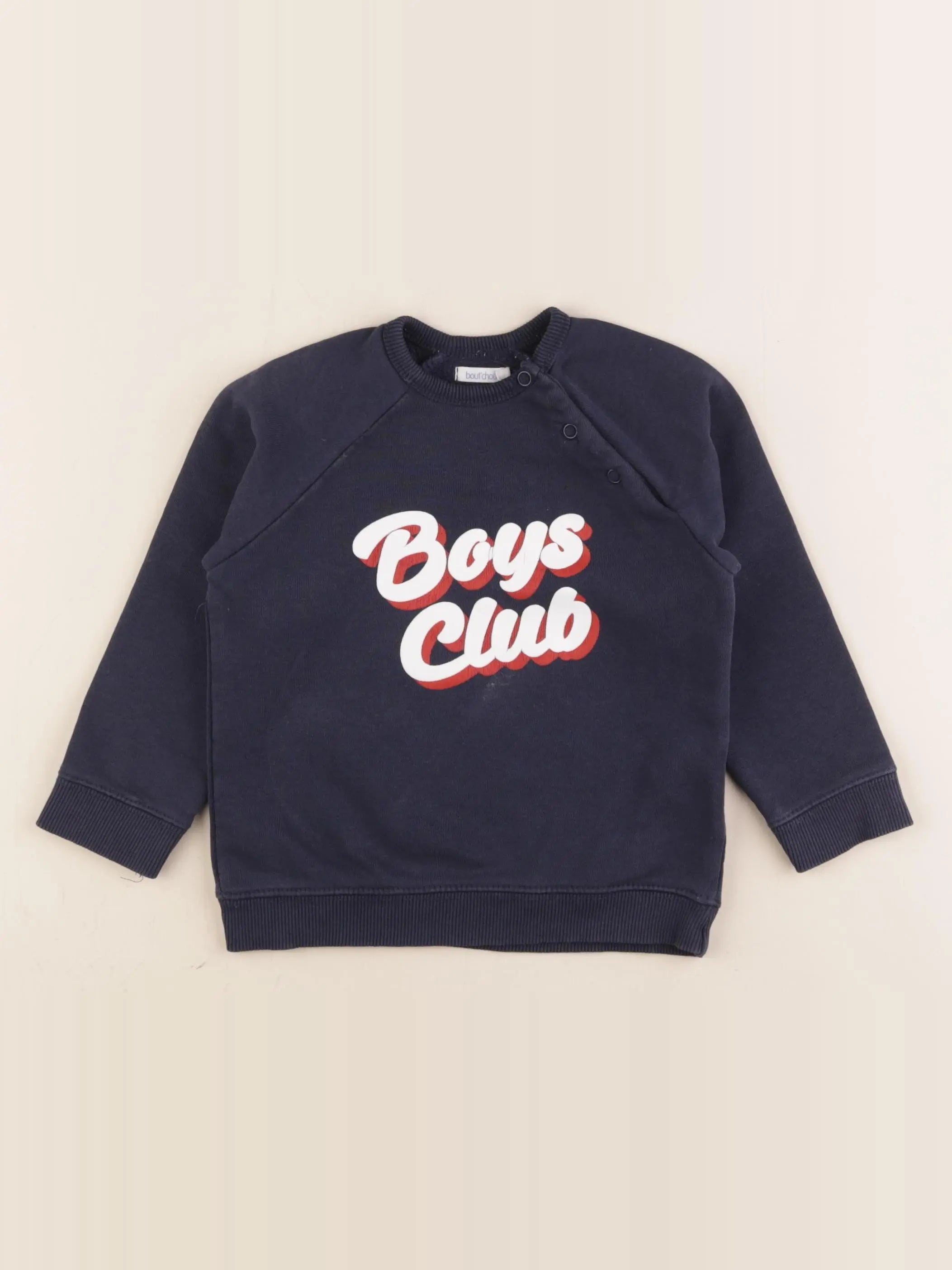 Boutchou - sweat bleu - 24 mois