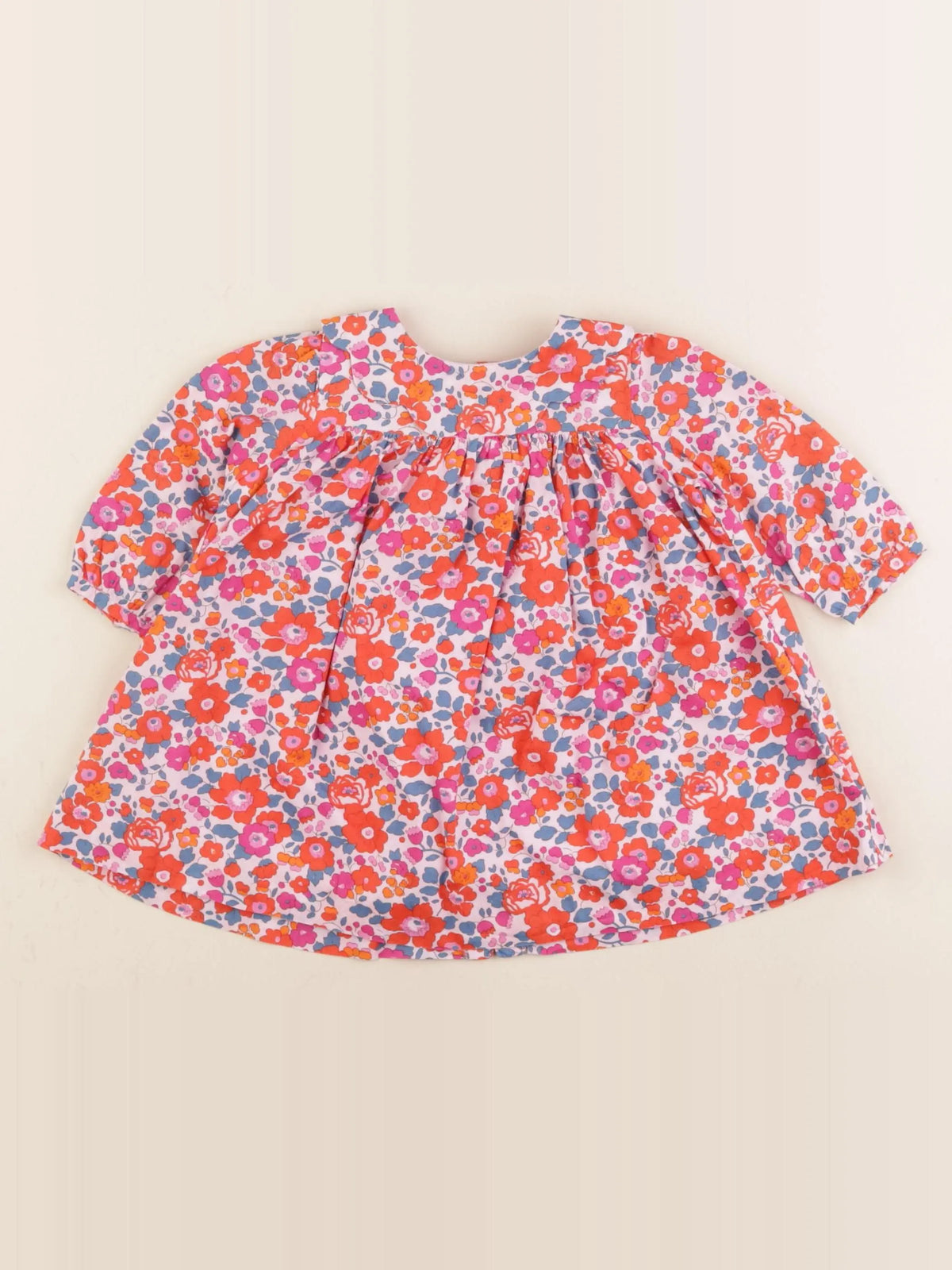 Jacadi - robe liberty multicolore - 6 mois