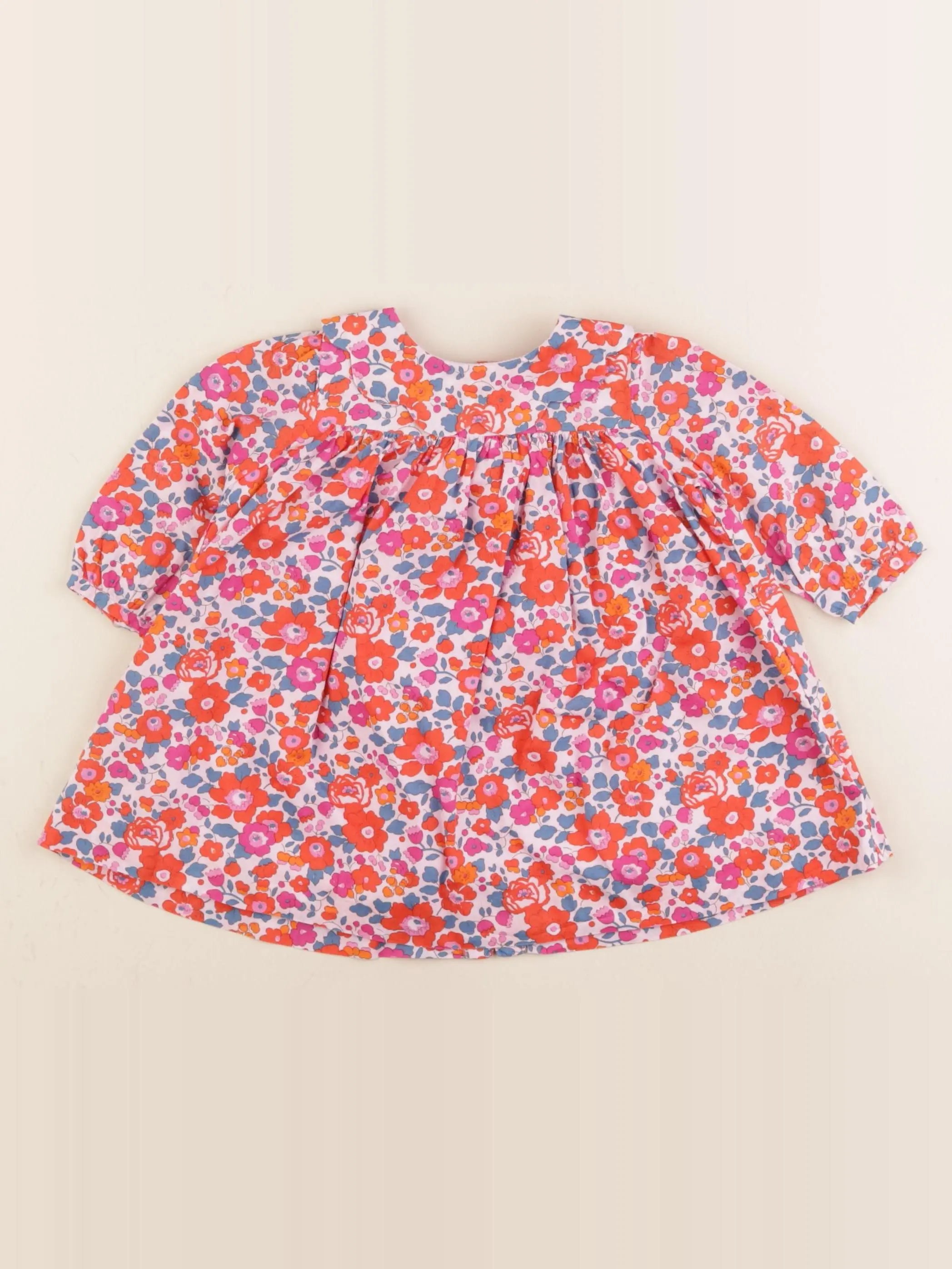 Jacadi - robe liberty multicolore - 6 mois