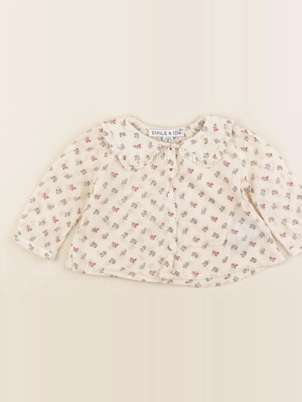 Emile et Ida - blouse beige - 3 mois