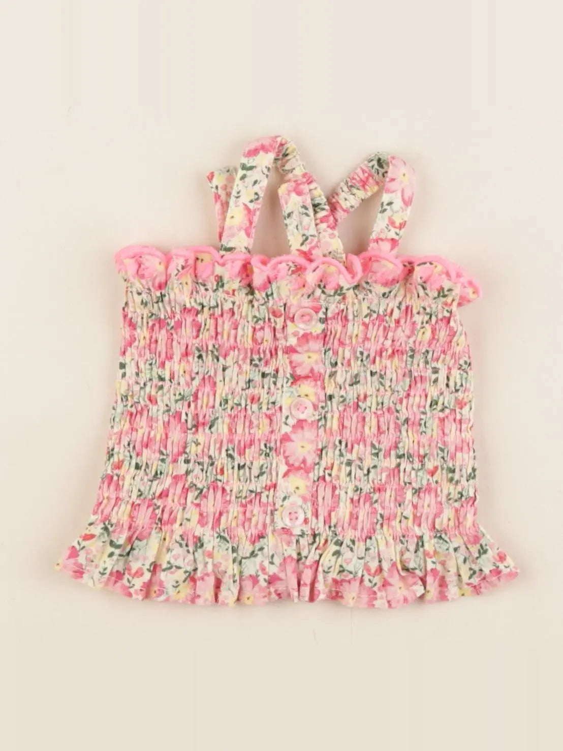 Louise Misha - blouse rose, multicolore - 9 mois