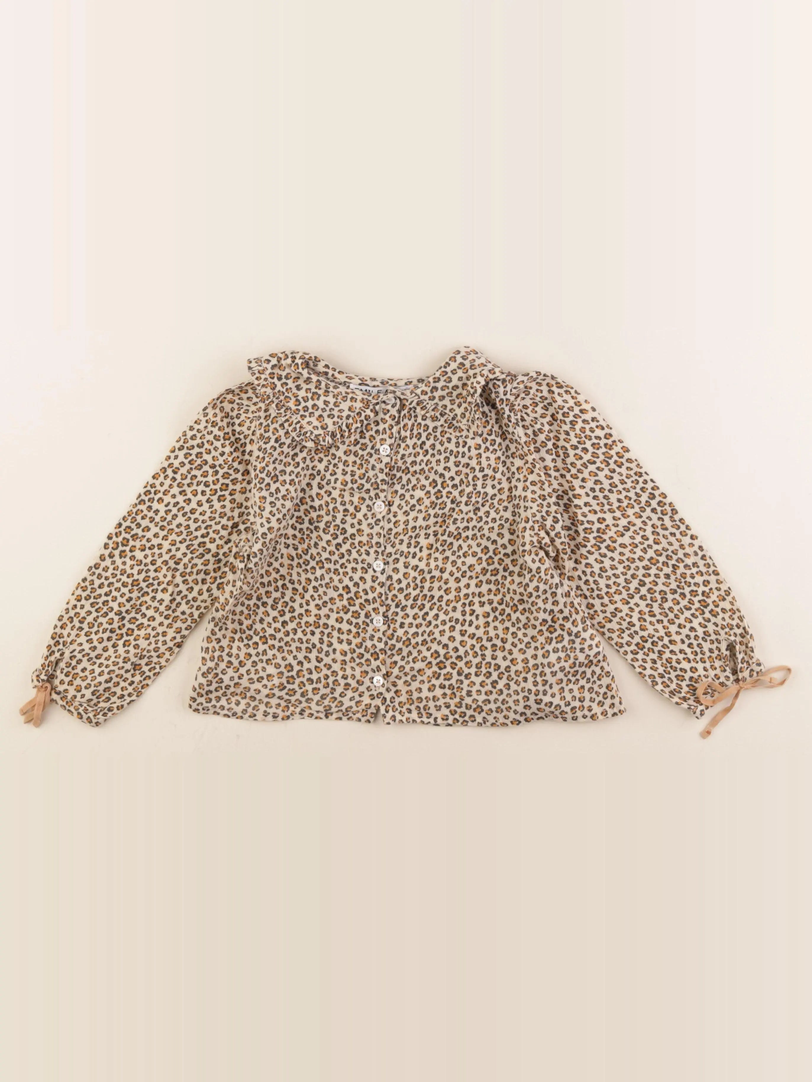 Emile et Ida - blouse marron - 2 ans