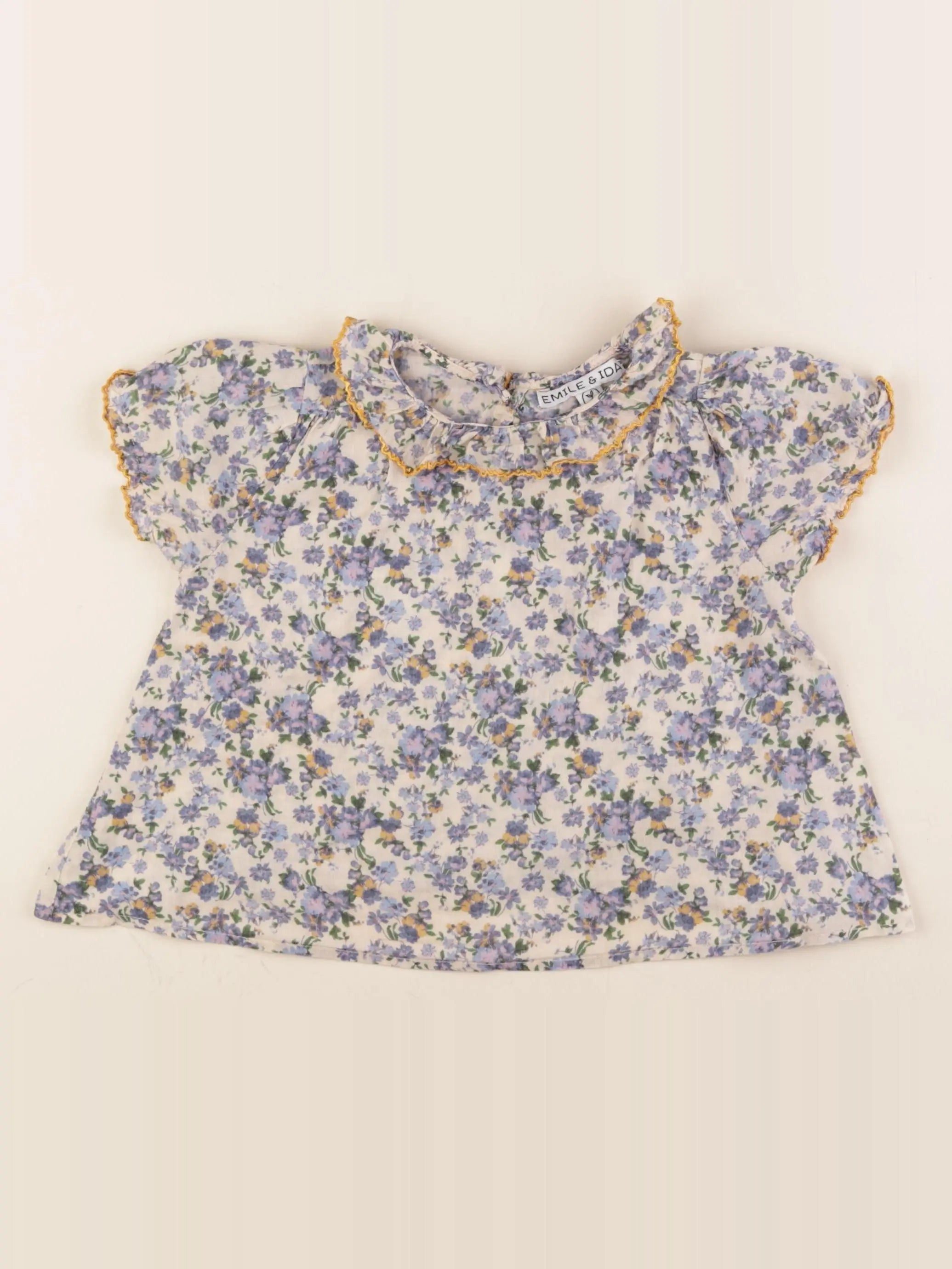 Emile et Ida - blouse multicolore - 2 ans