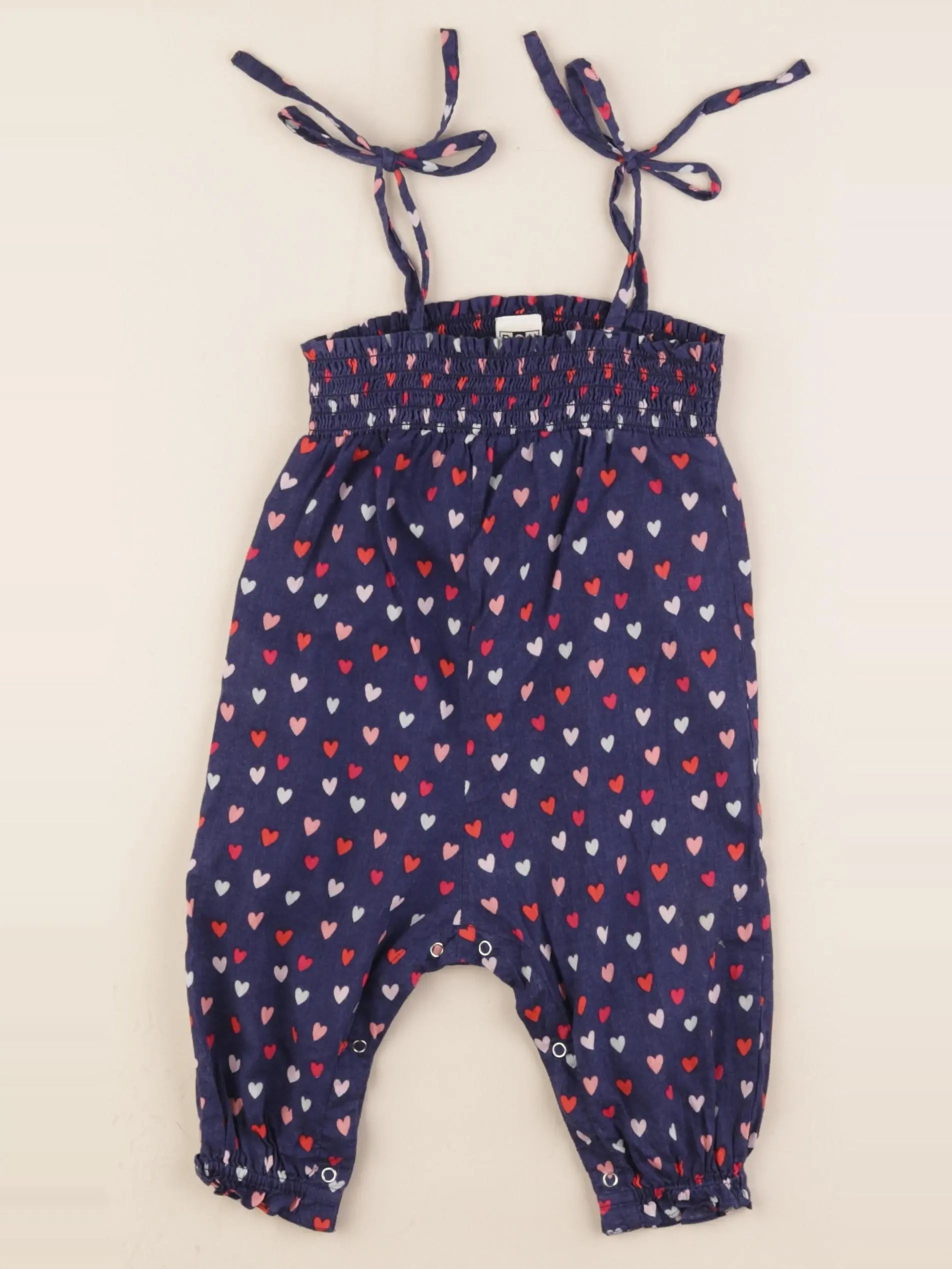 Bonton - combinaison bleu - 6 mois