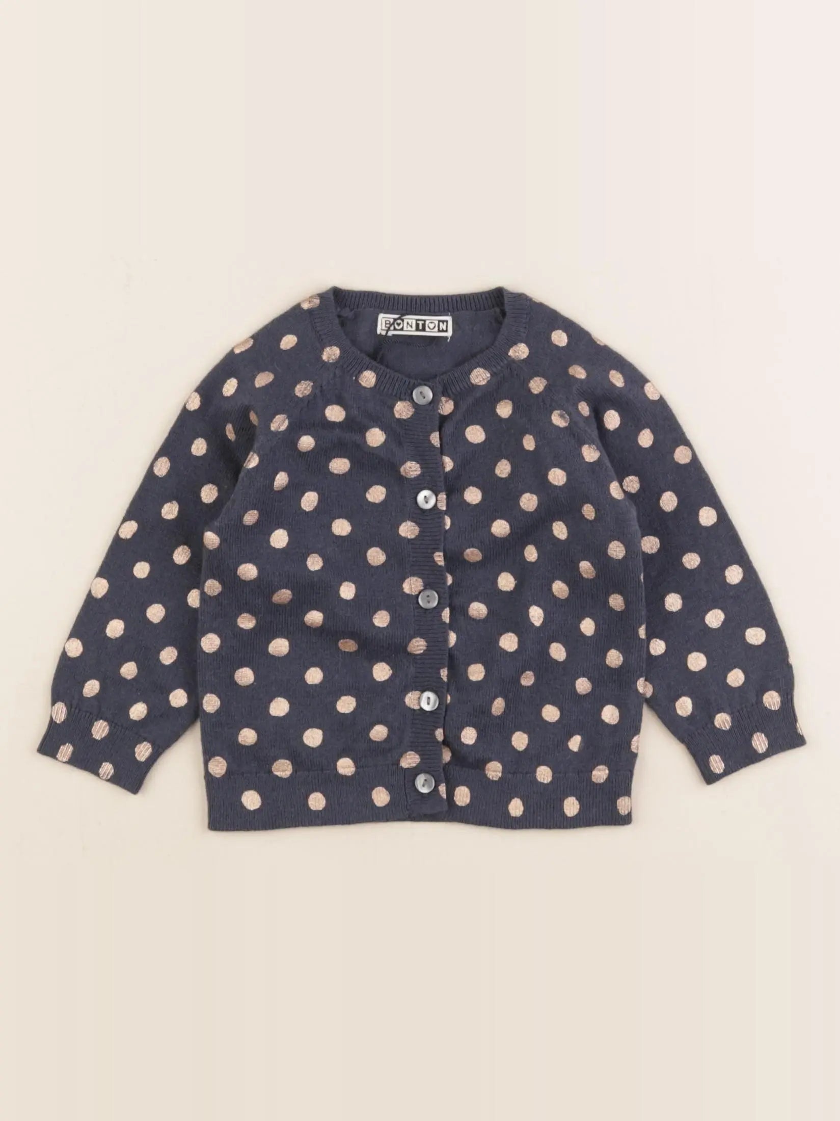 Bonton - gilet gris - 6 mois