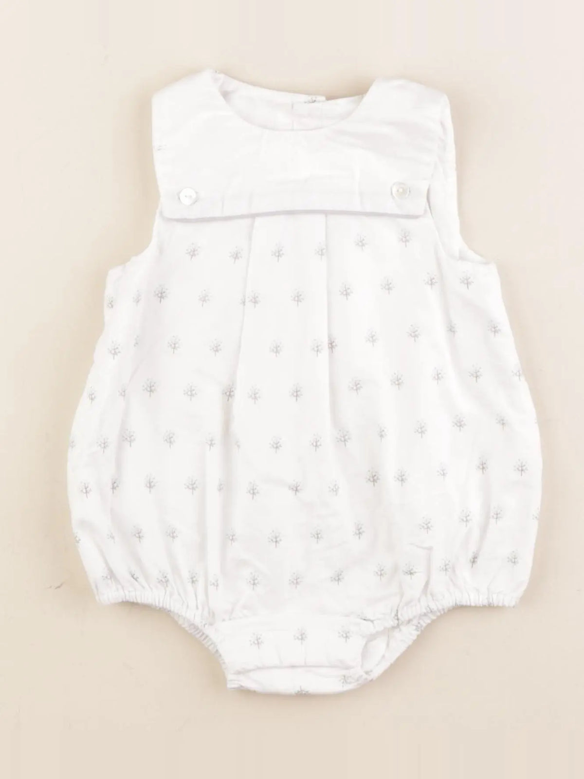 Jacadi - combinaison blanc - 6 mois