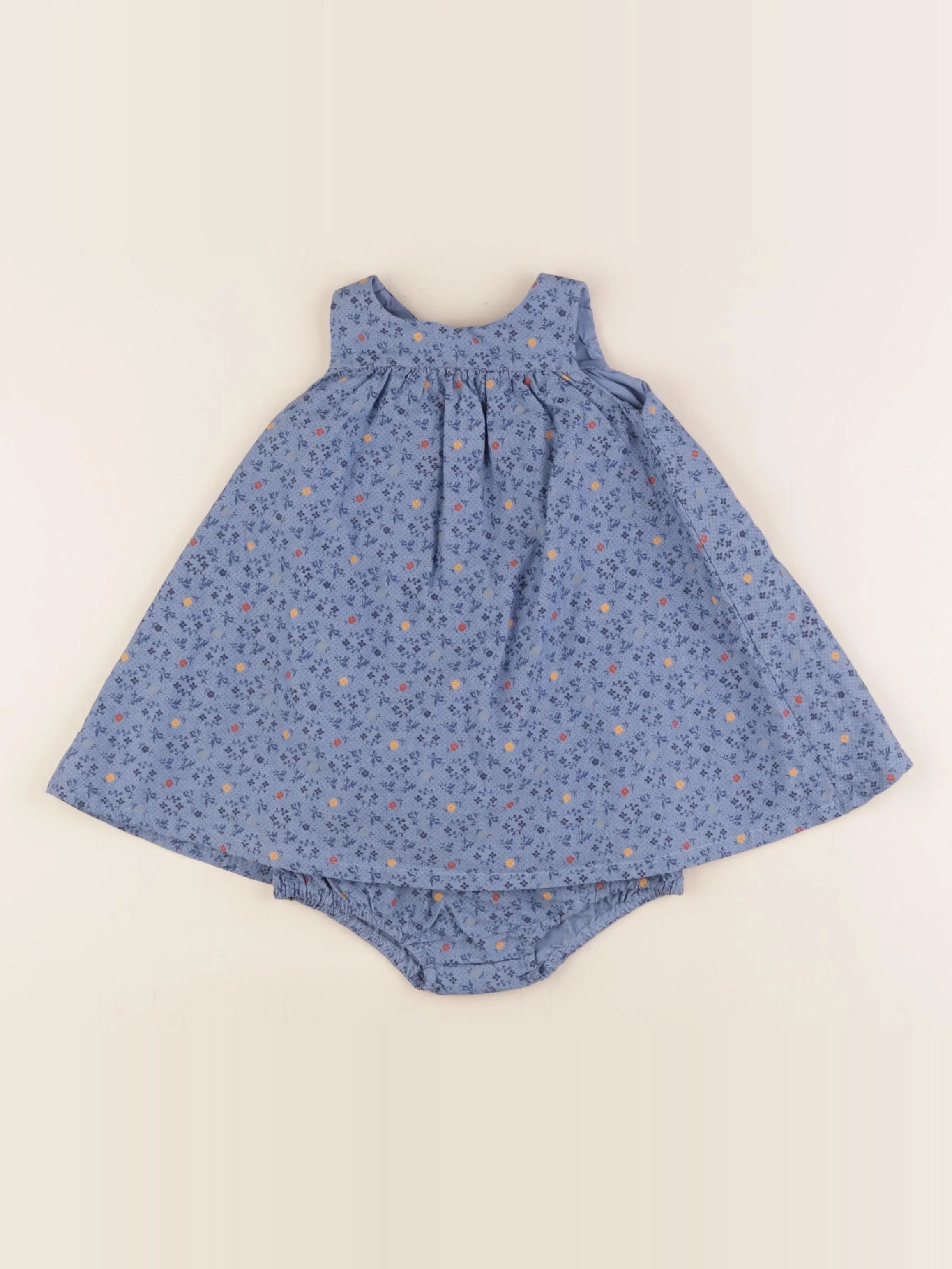 Boutchou - robe bleu - 6 mois