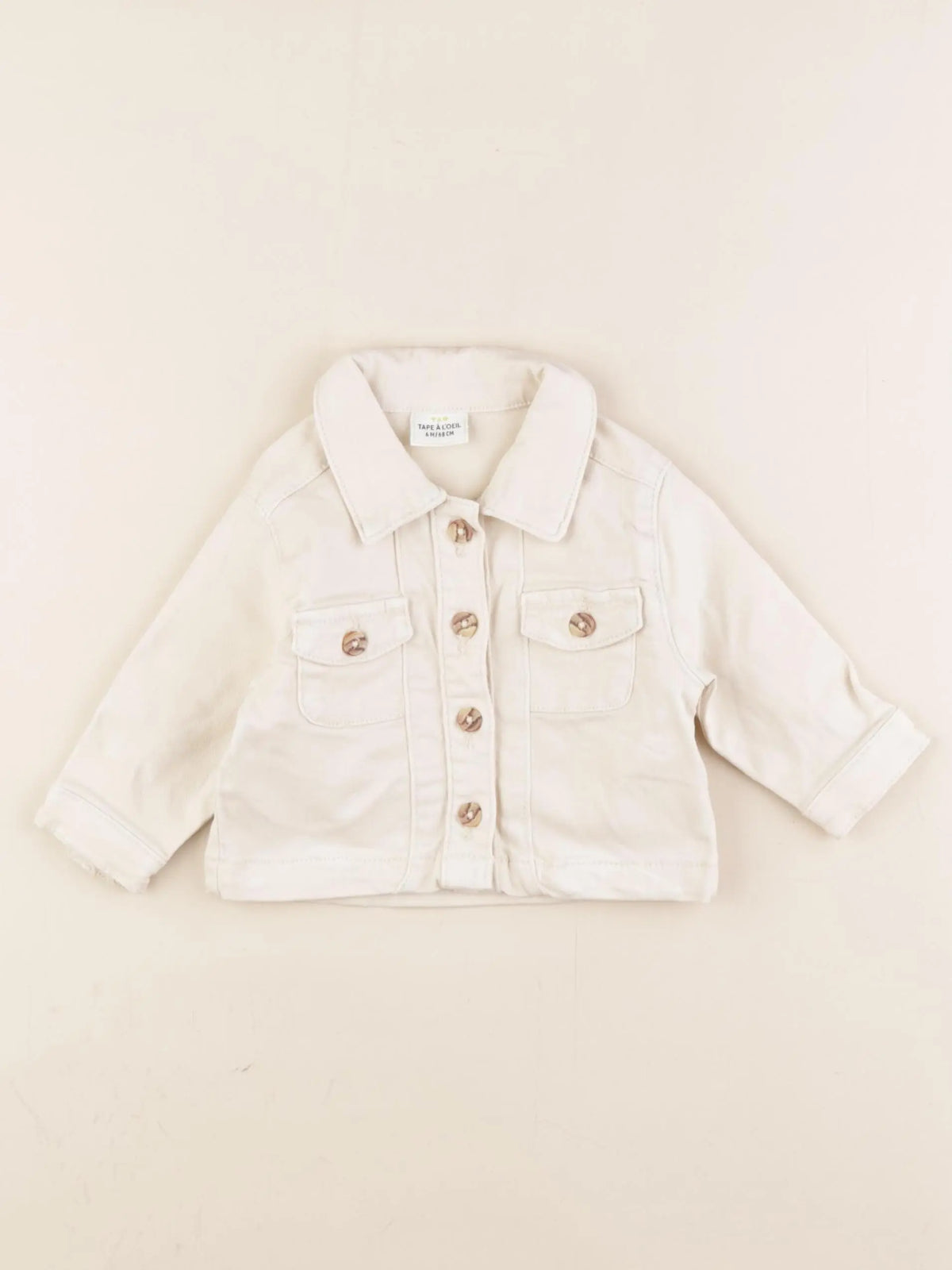 Tape à l'oeil - veste beige - 6 mois