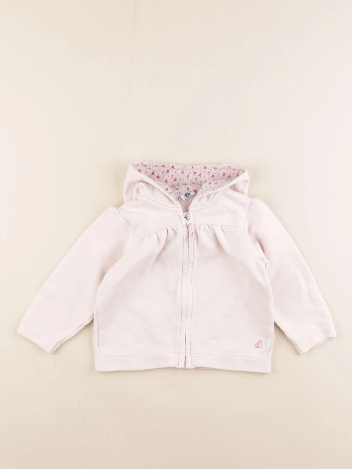Petit Bateau - sweat rose - 24 mois