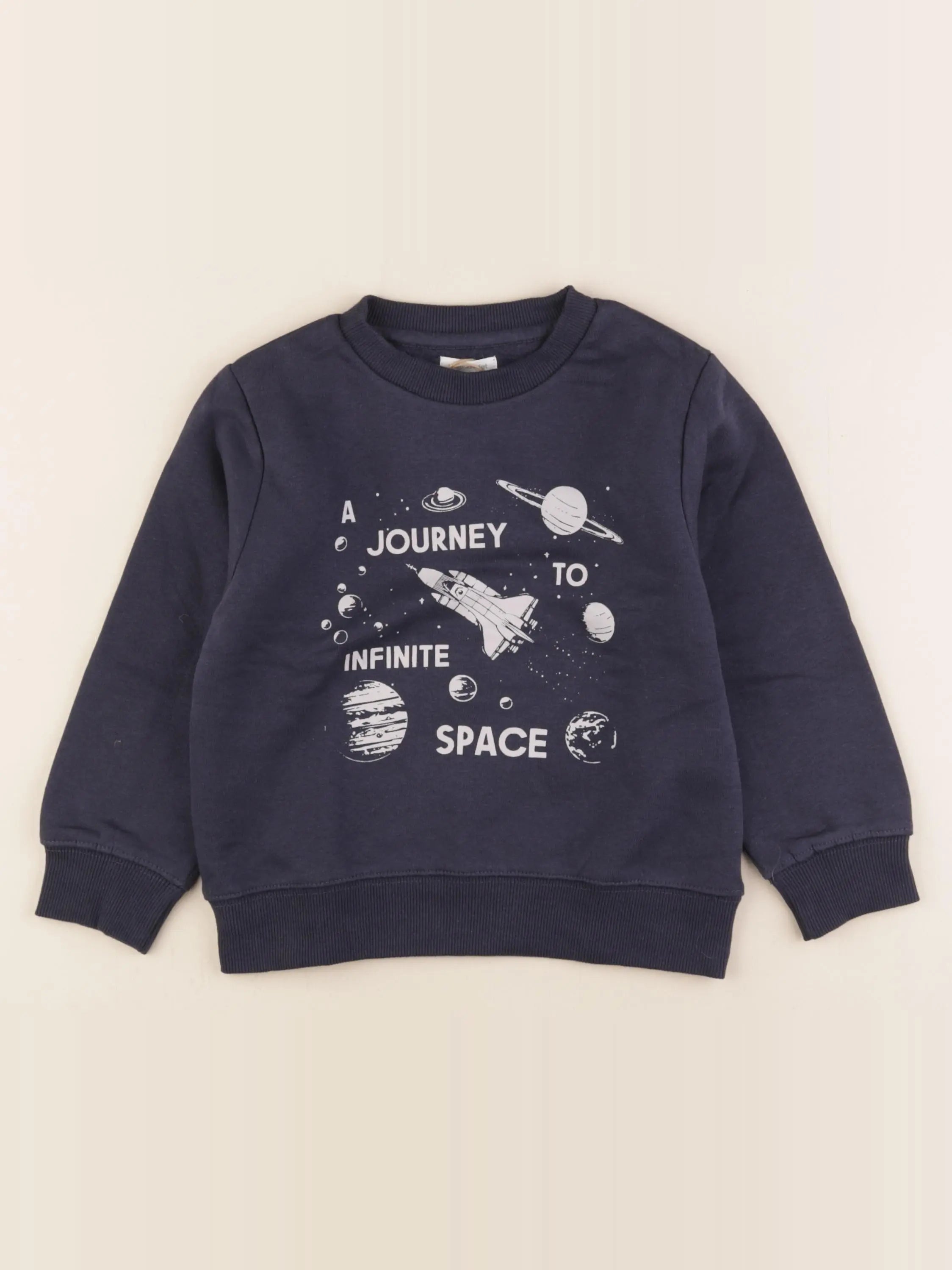 Vertbaudet - sweat bleu - 5 ans