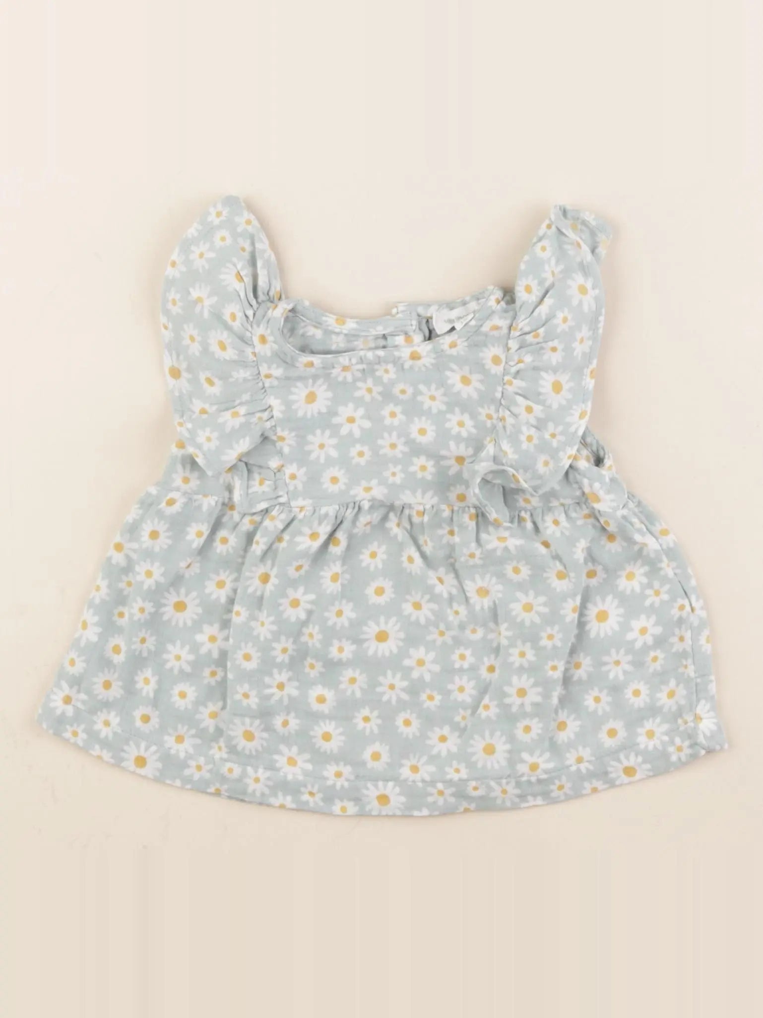 Vertbaudet - blouse vert - 3 mois