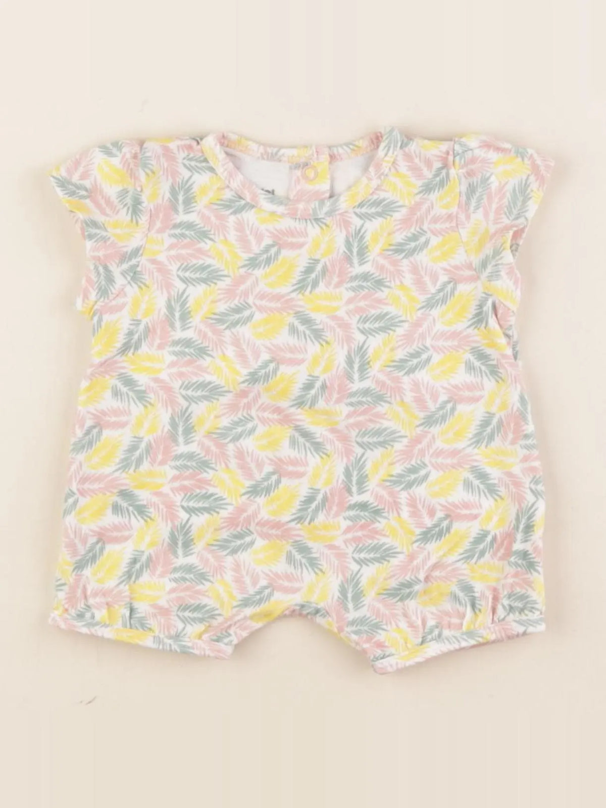 Vertbaudet - pyjama coton multicolore - 0 mois