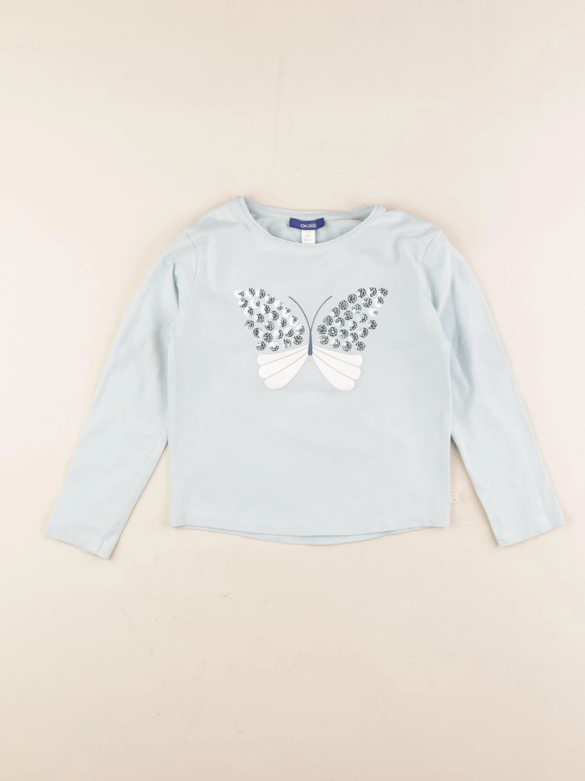 Okaidi - tee-shirt bleu - 6 ans