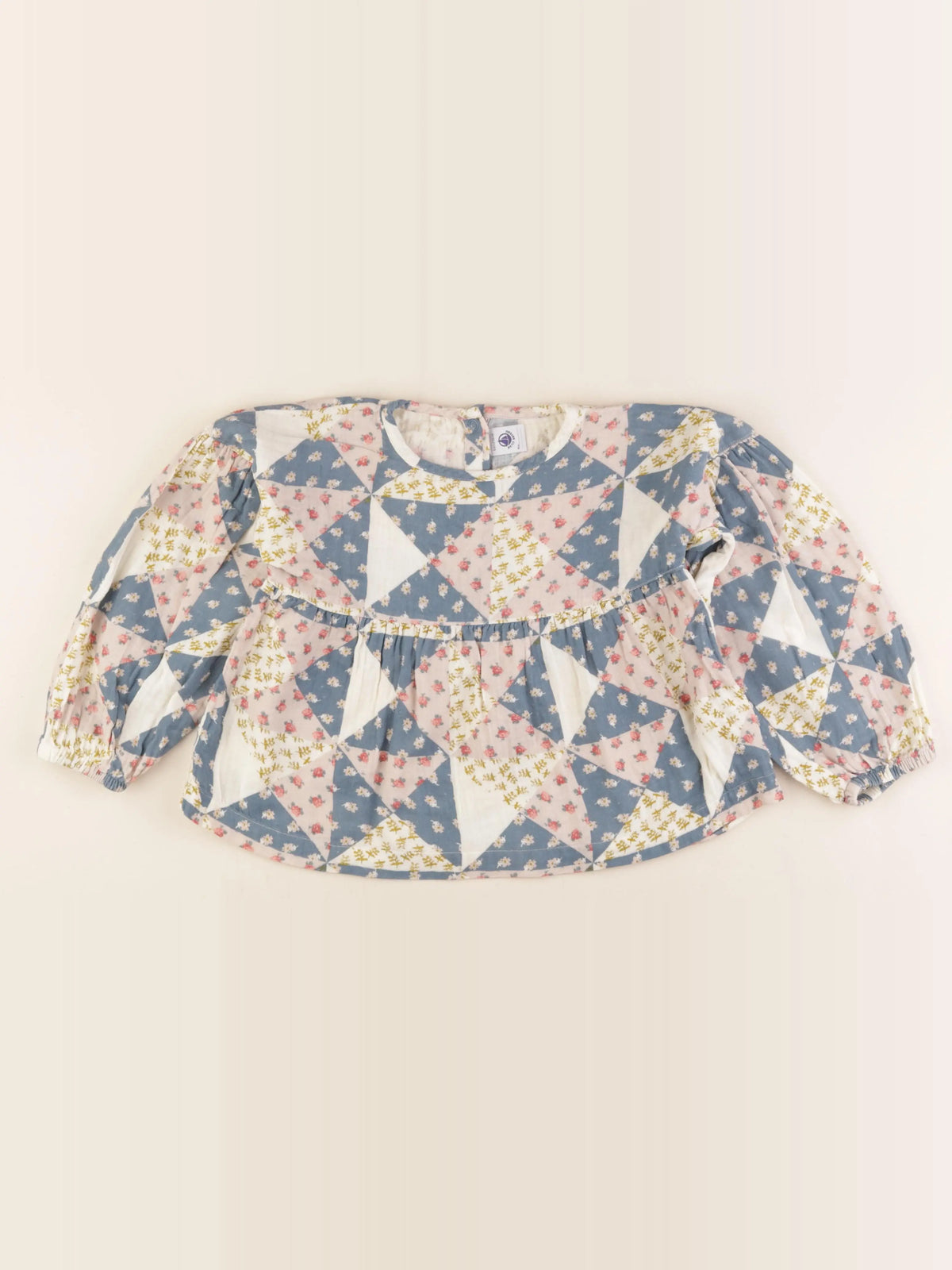 Petit Bateau - blouse multicolore - 6 ans