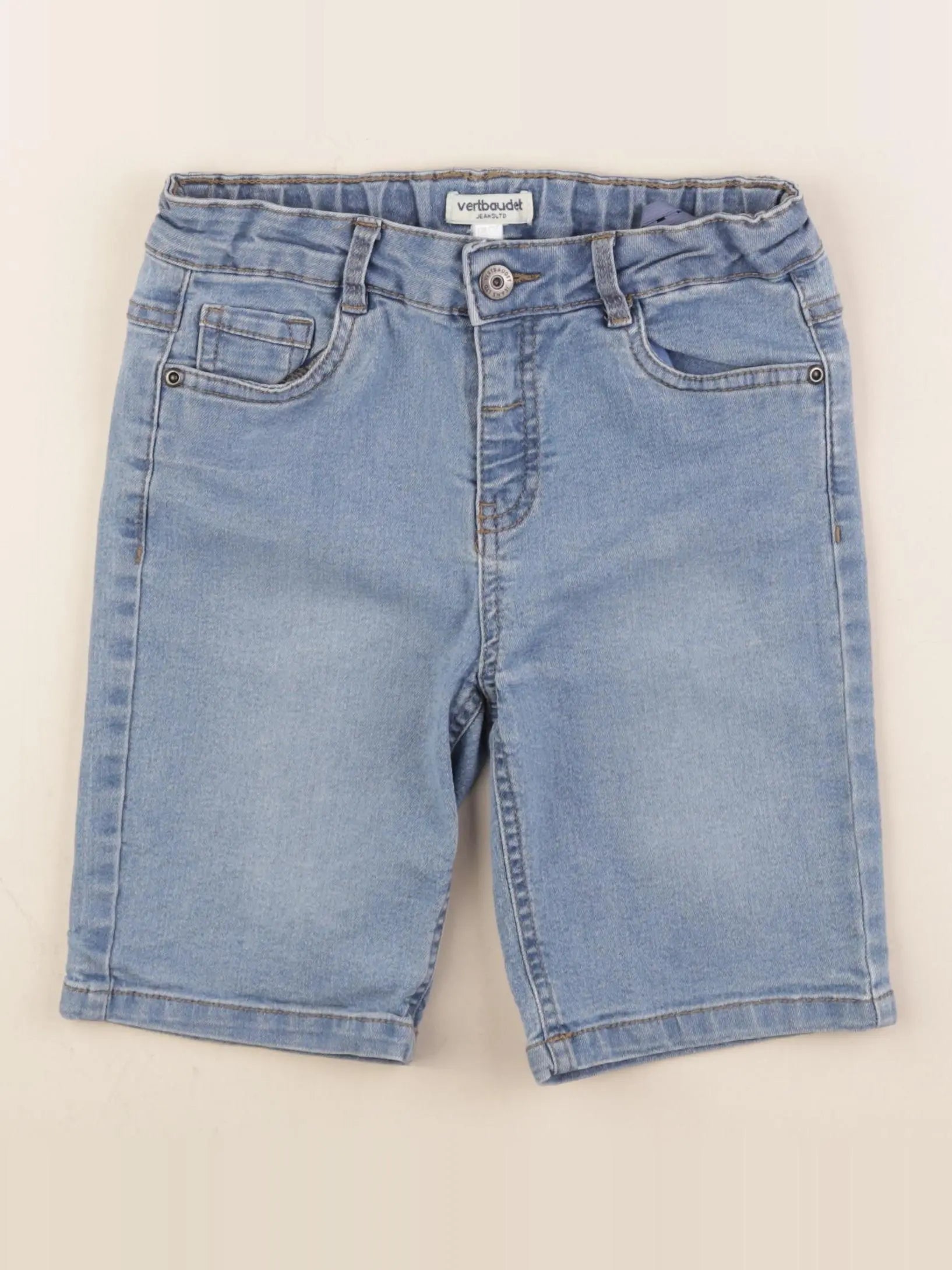 Vertbaudet - short bleu - 8 ans