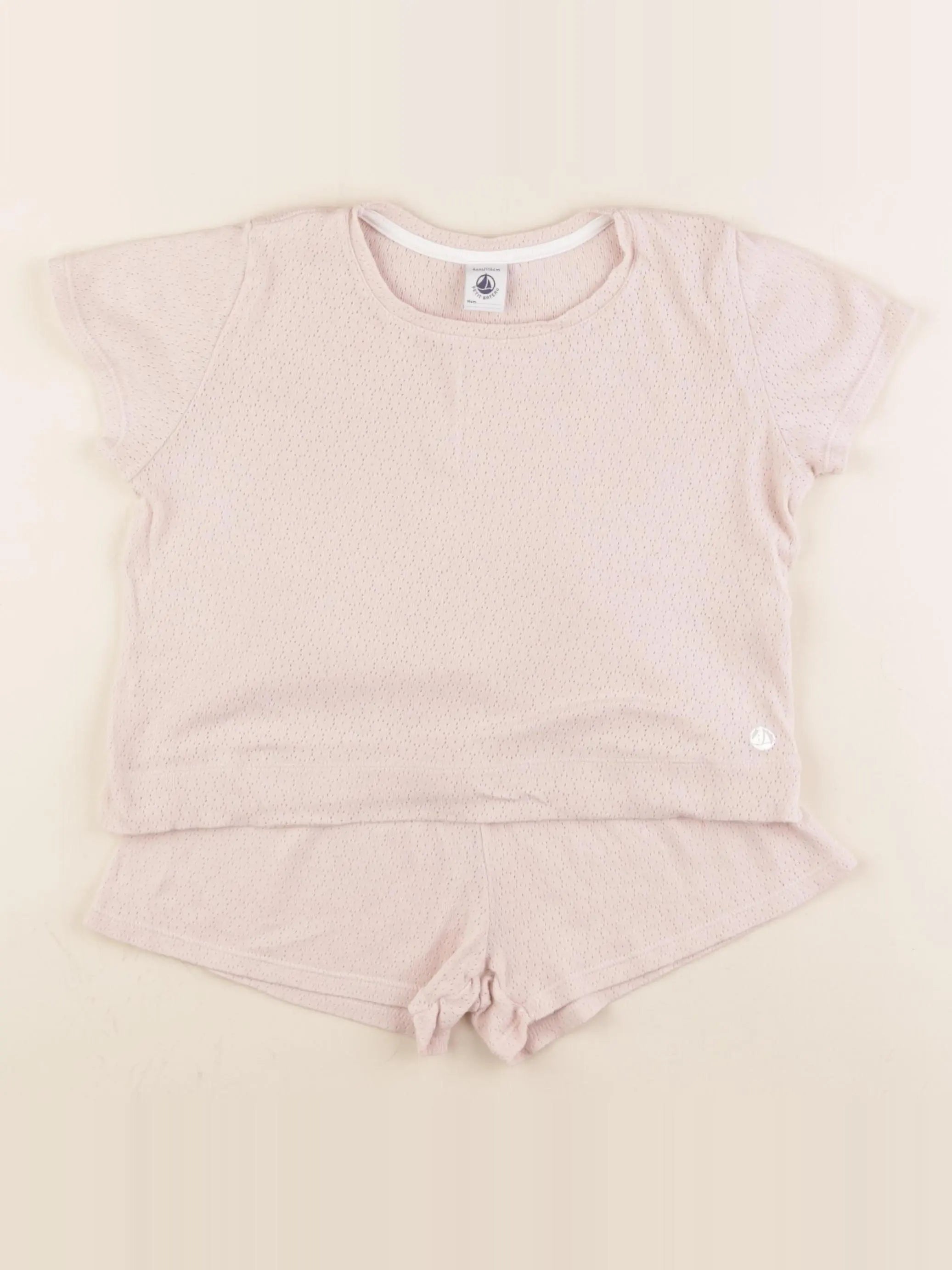 Petit Bateau - pyjama coton rose - 6 ans