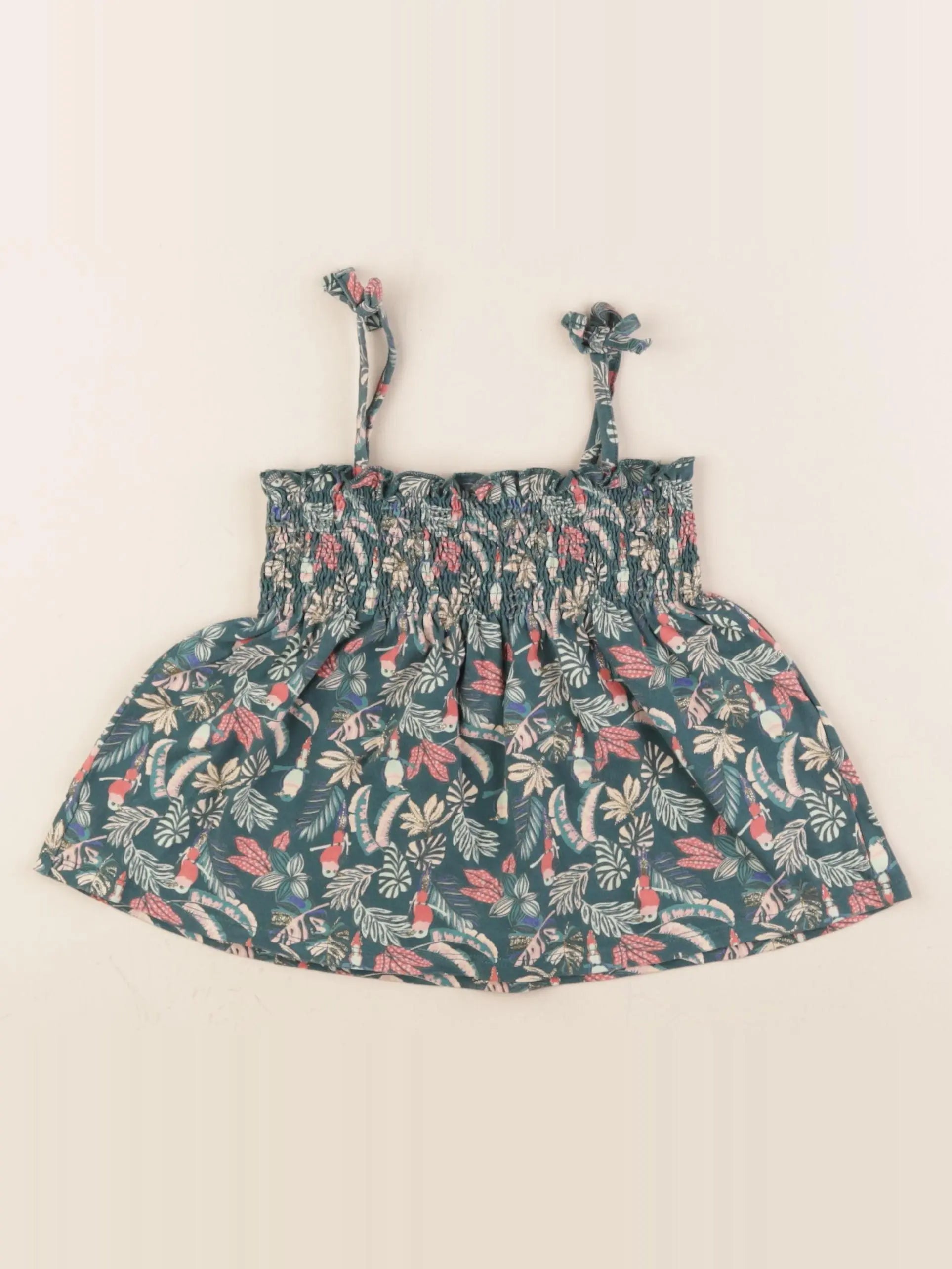 Vertbaudet - débardeur vert - 4 ans