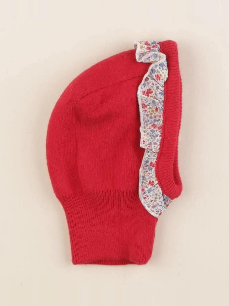 Cyrillus - cagoule rouge - 3/6 mois