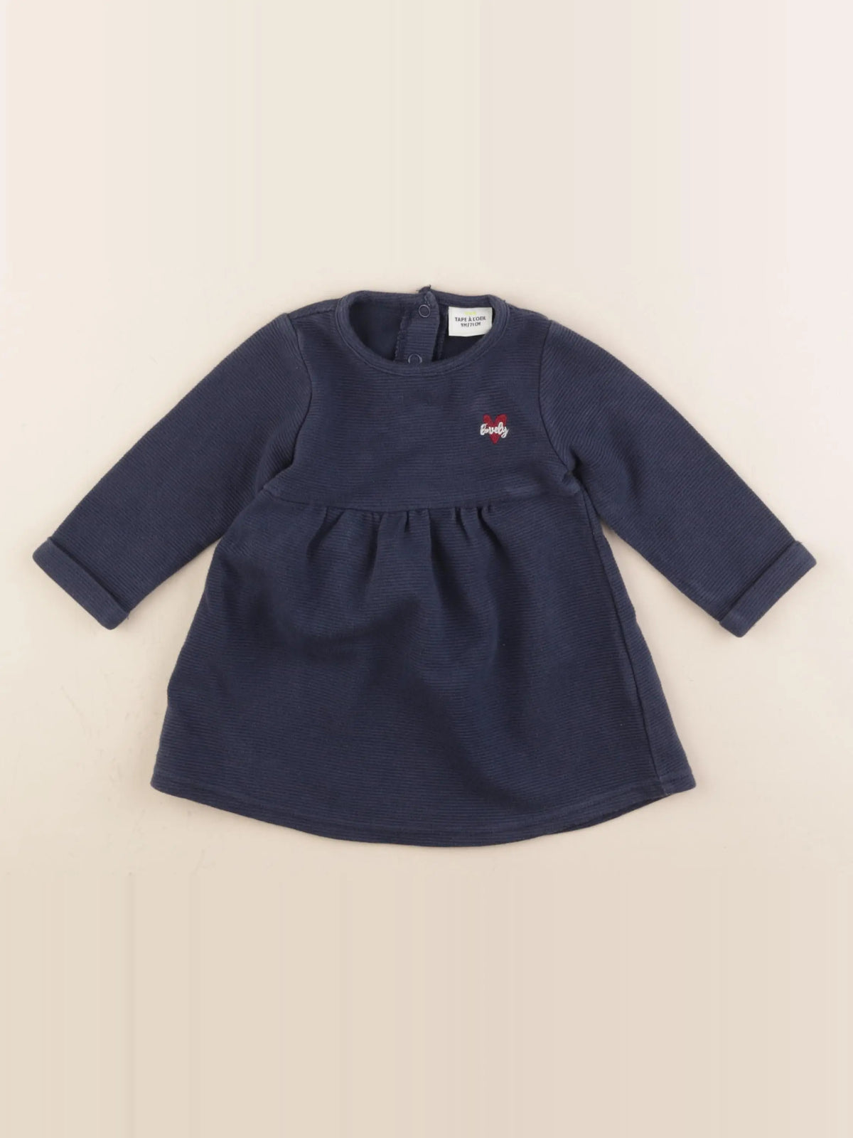 Tape à l'oeil - robe bleu - 9 mois