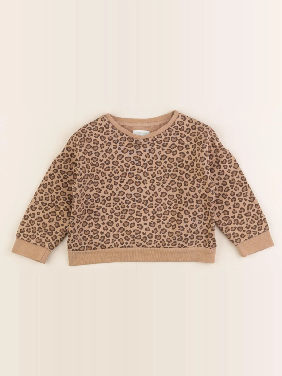 Vertbaudet - sweat marron - 3 ans