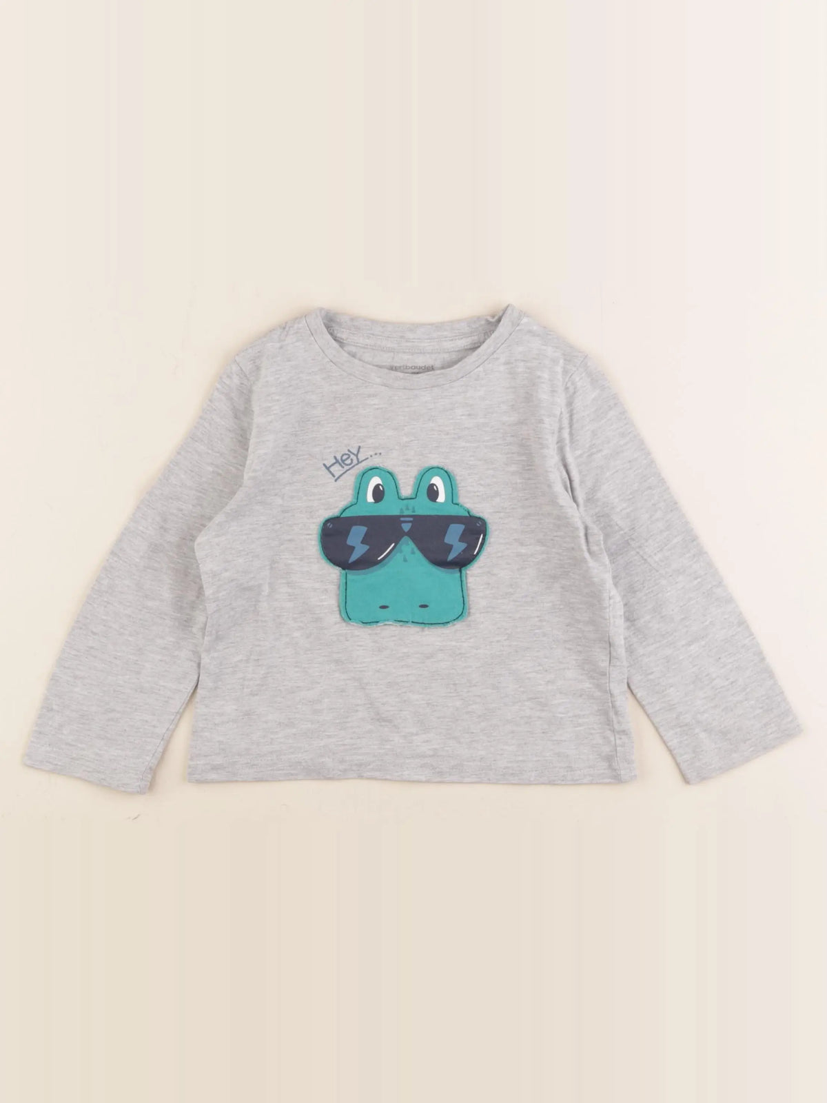Vertbaudet - tee-shirt gris - 3 ans