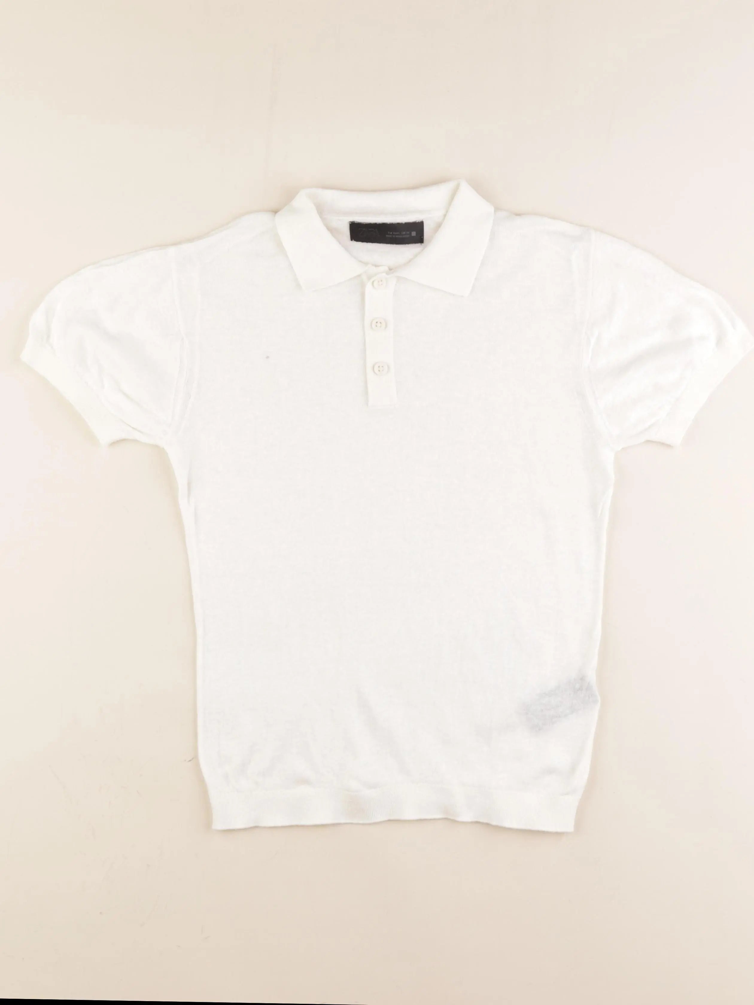 Zara - polo beige - 7/8 ans