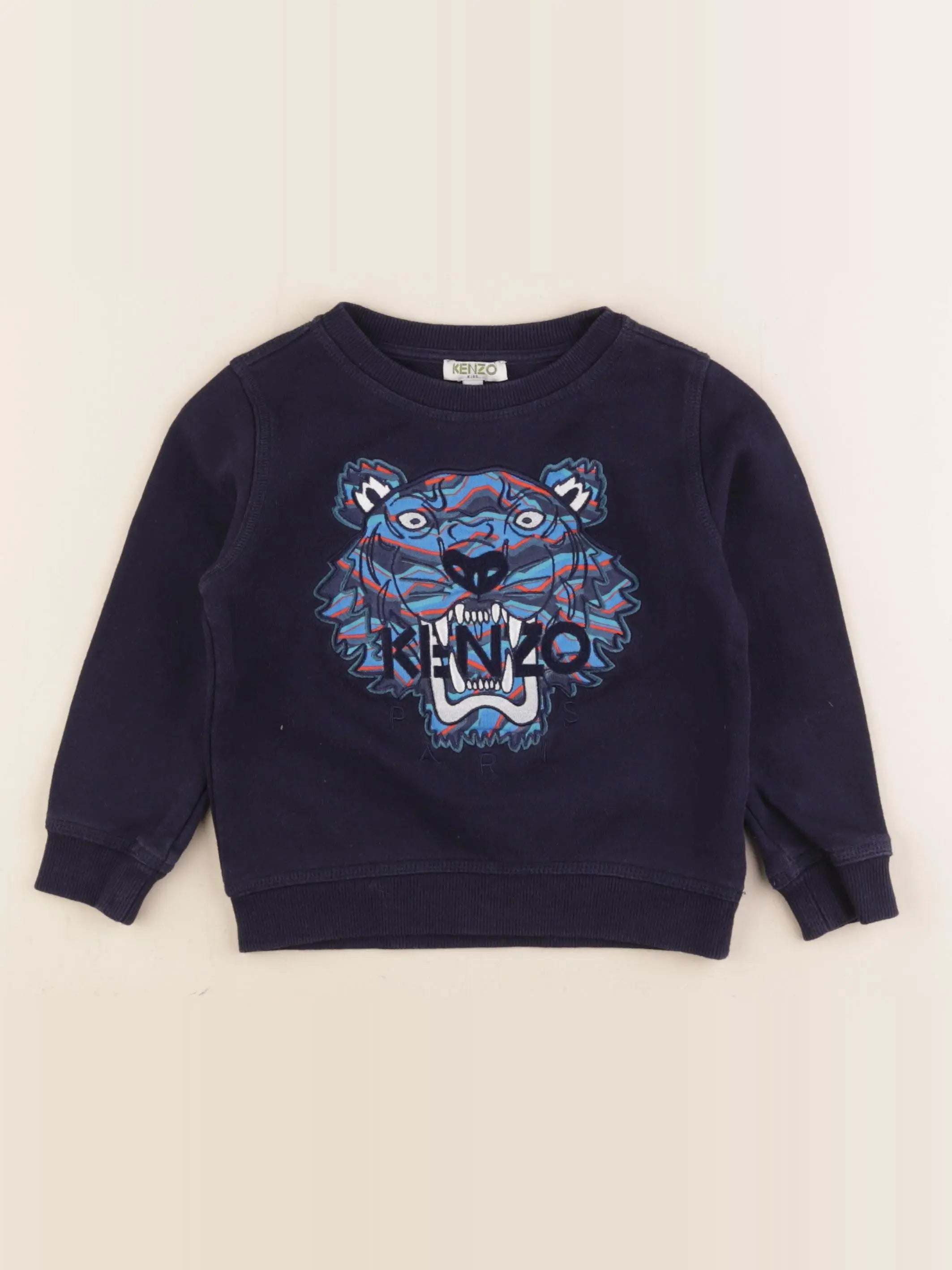 Kenzo - sweat bleu - 3 ans