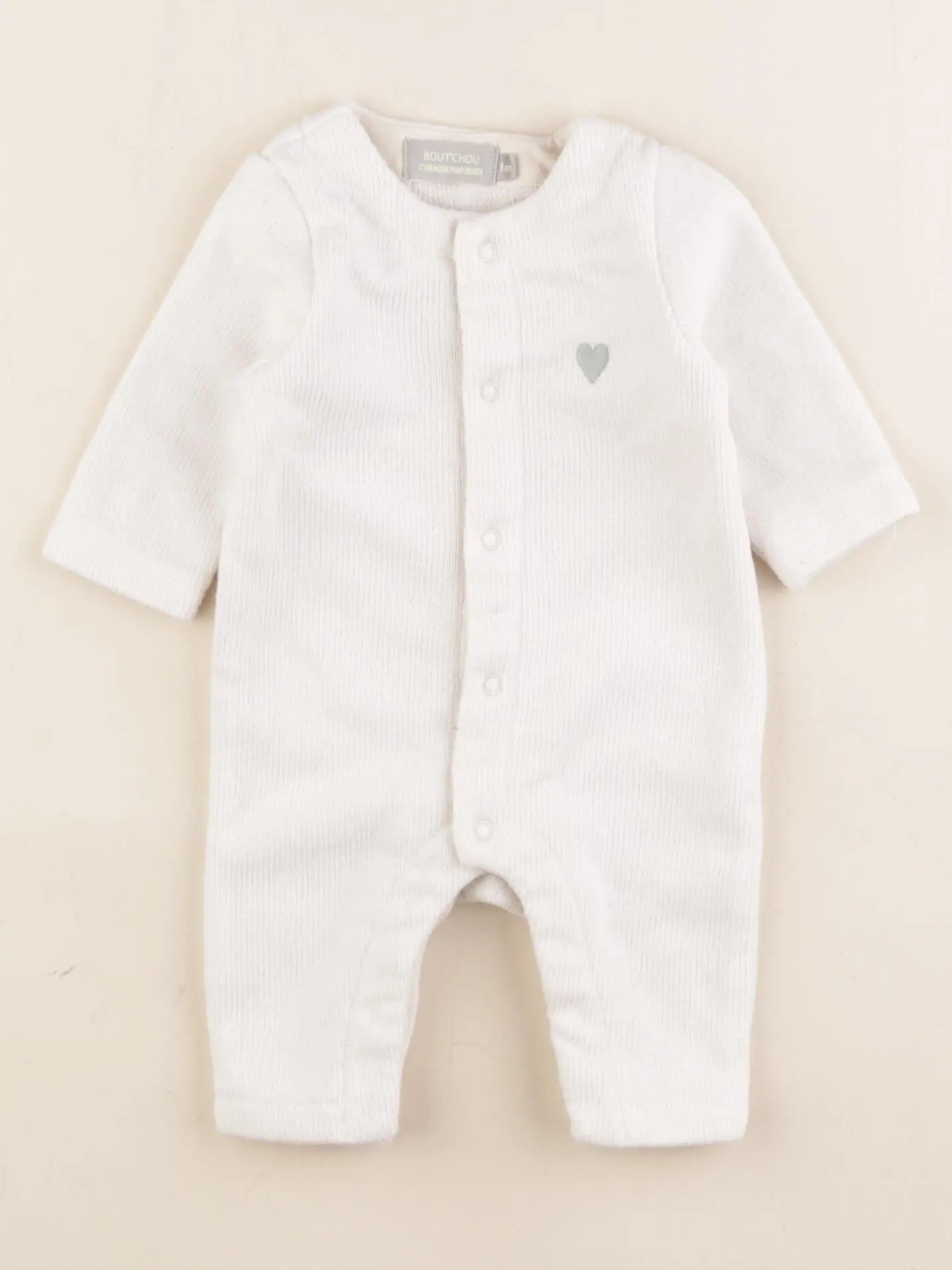 Boutchou - combinaison blanc - 1 mois