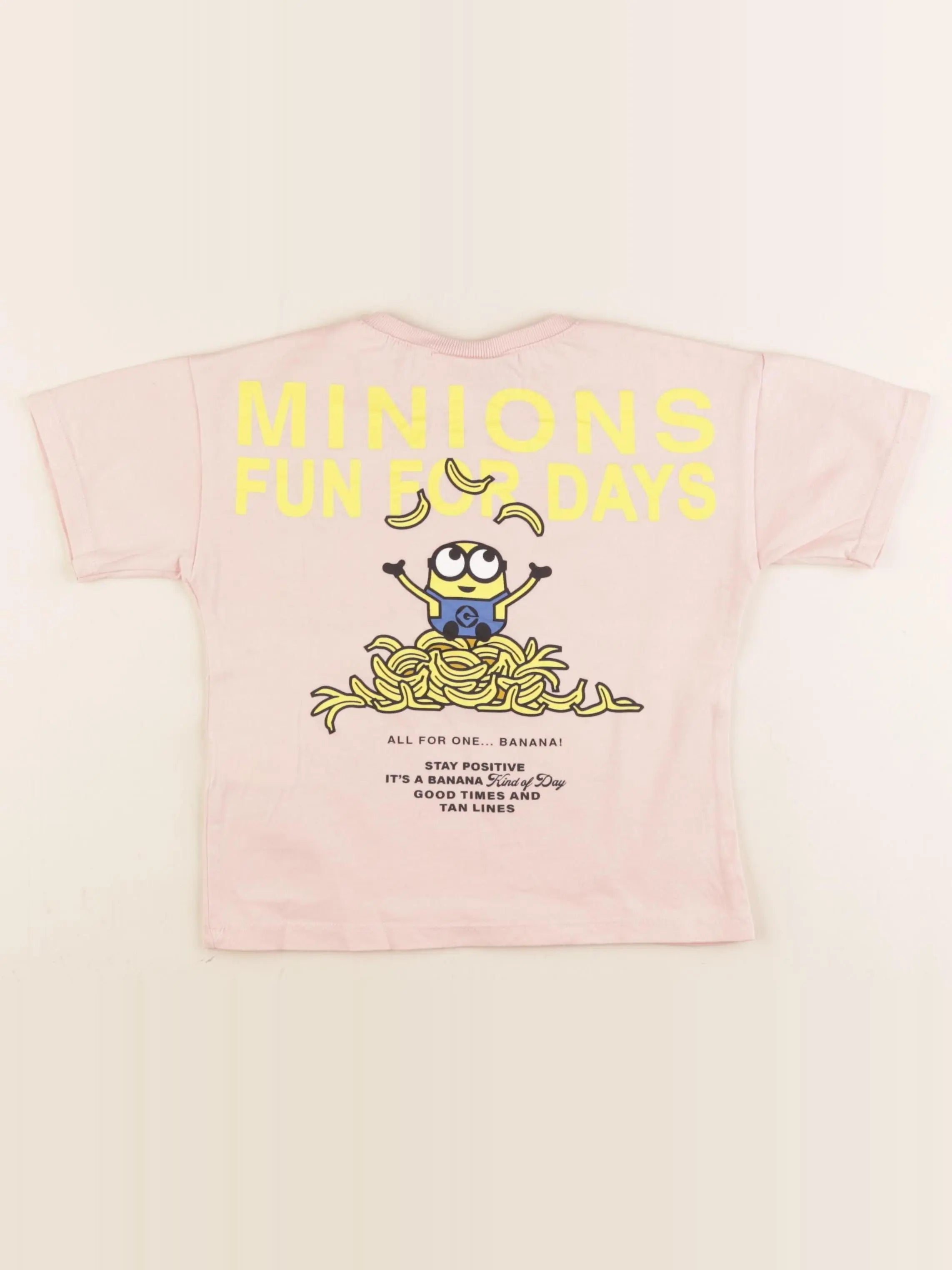 Zara - tee-shirt imprimé au dos rose - 4 ans