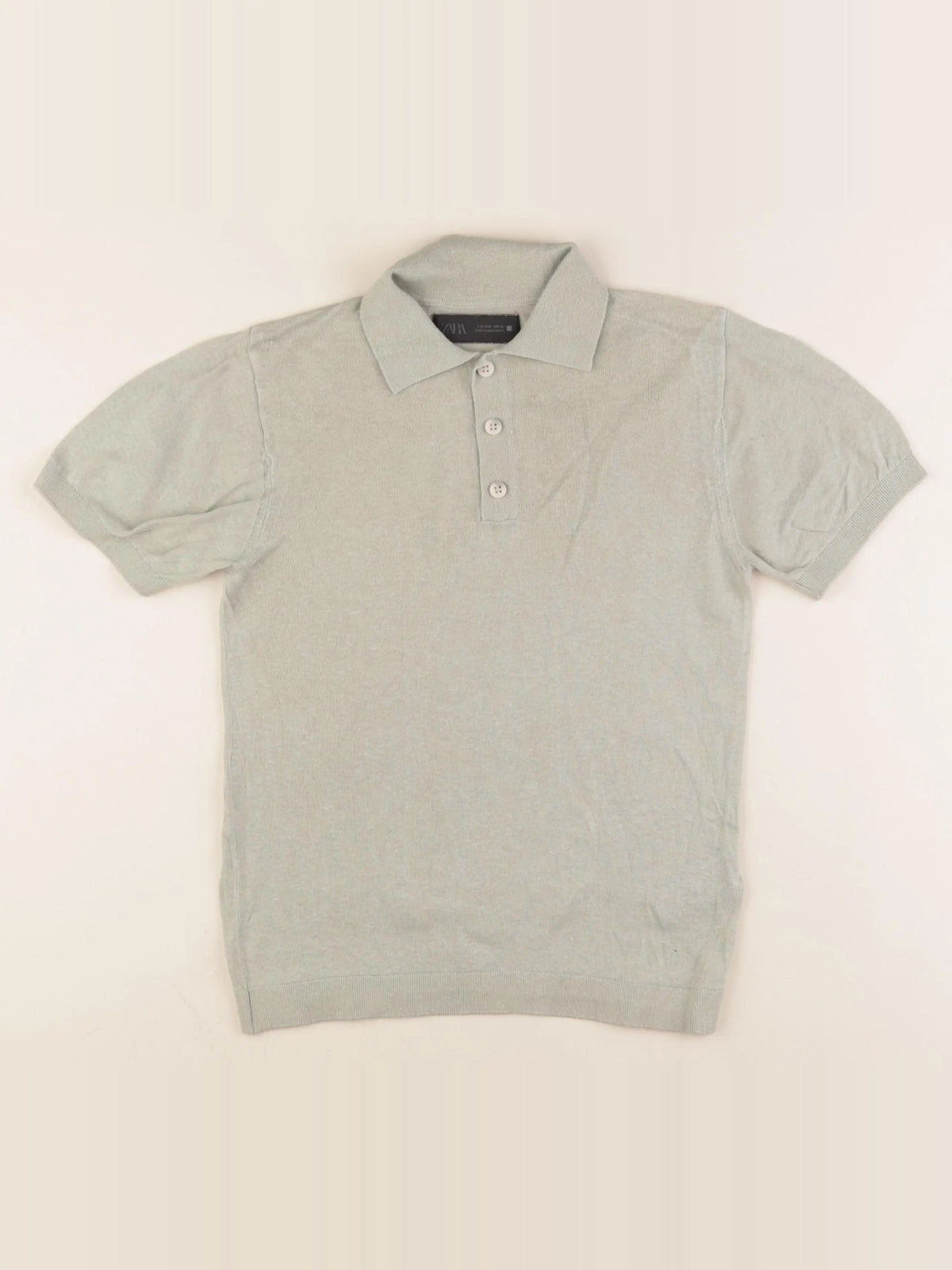 Zara - polo vert - 7/8 ans