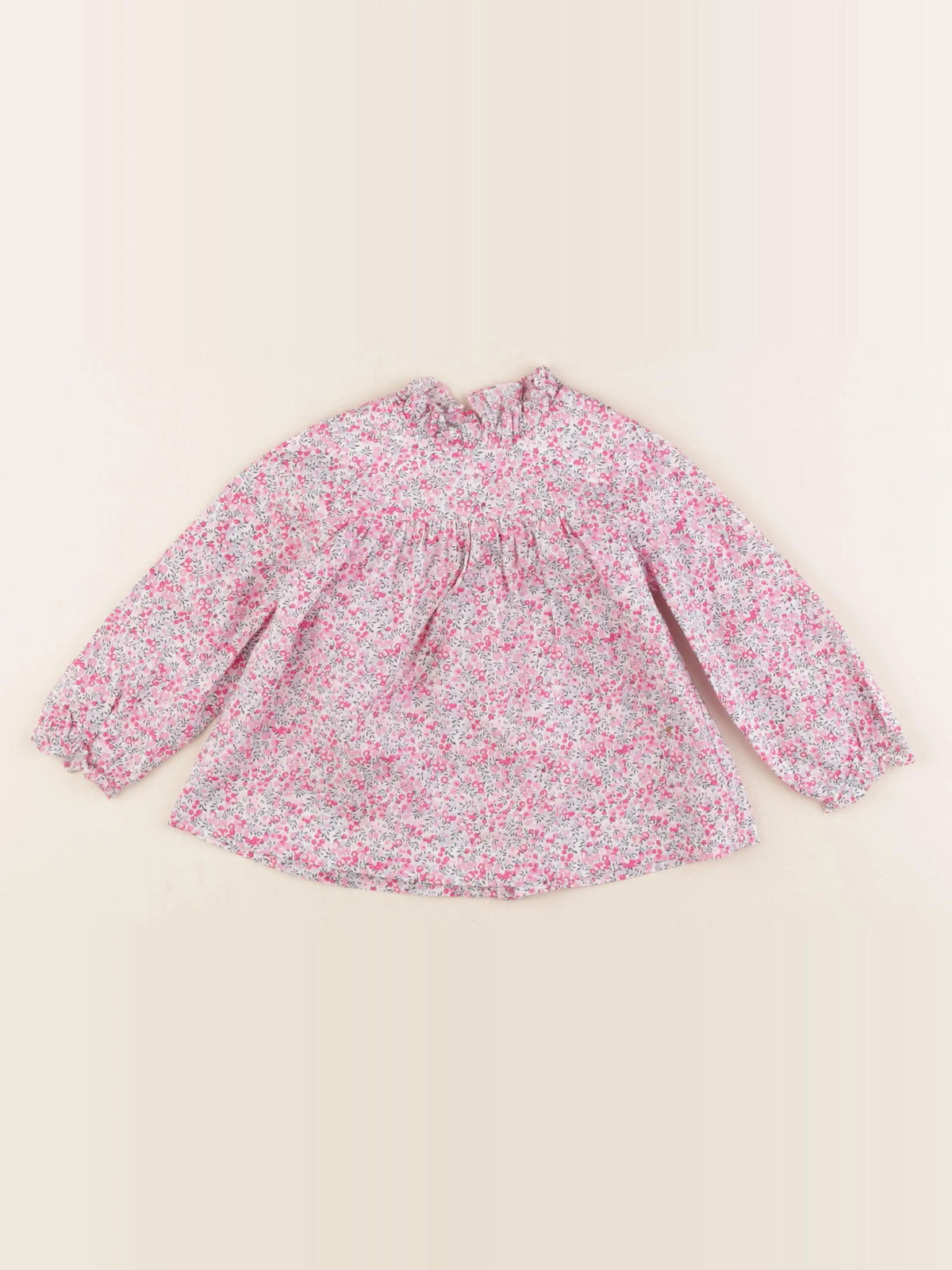 Jacadi - blouse liberty rose - 24 mois