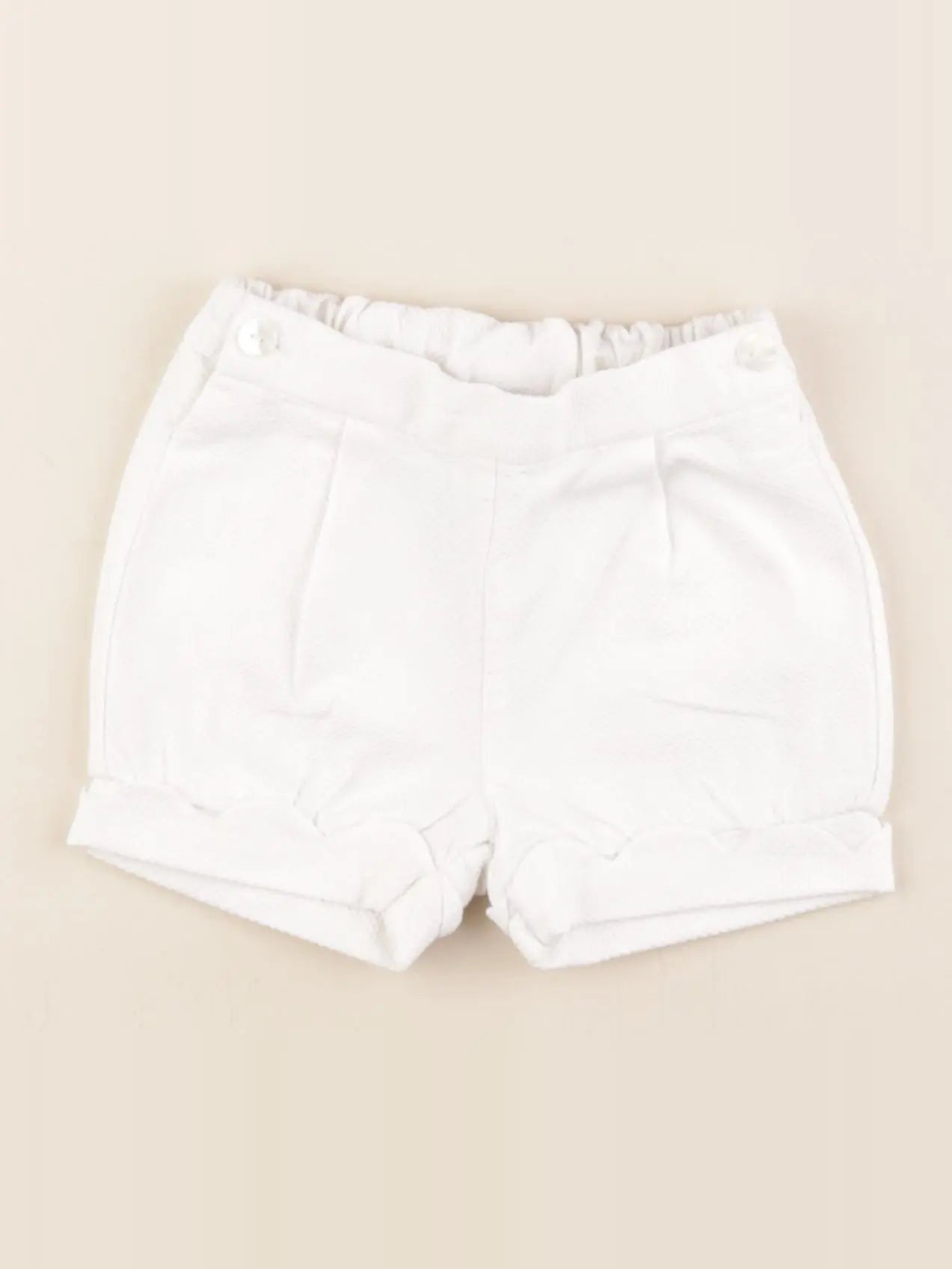 Jacadi - short blanc - 12 mois