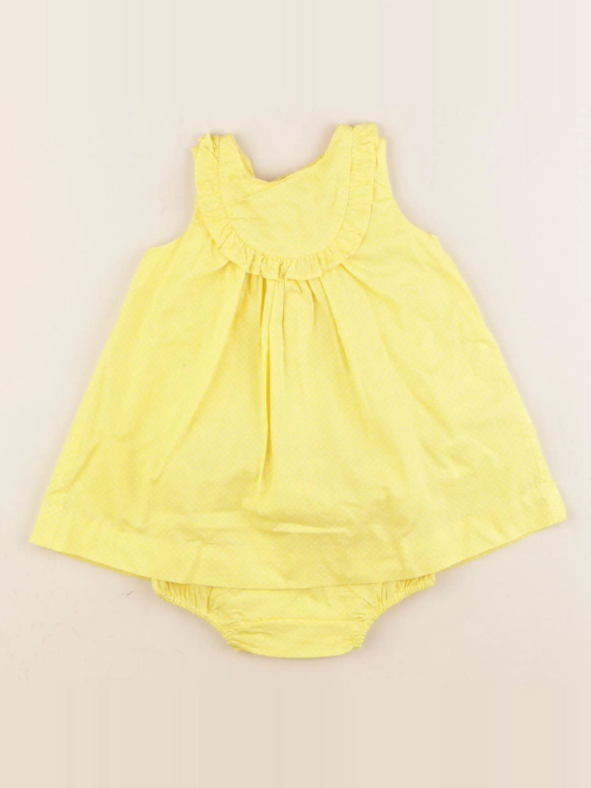 Jacadi - robe jaune - 6 mois