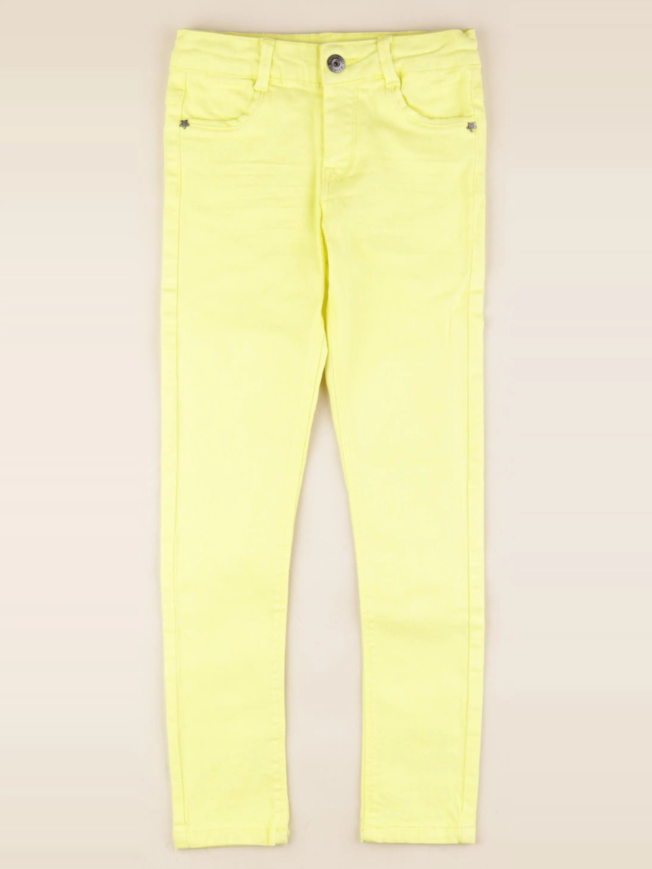 Vertbaudet - jean jaune - 7 ans