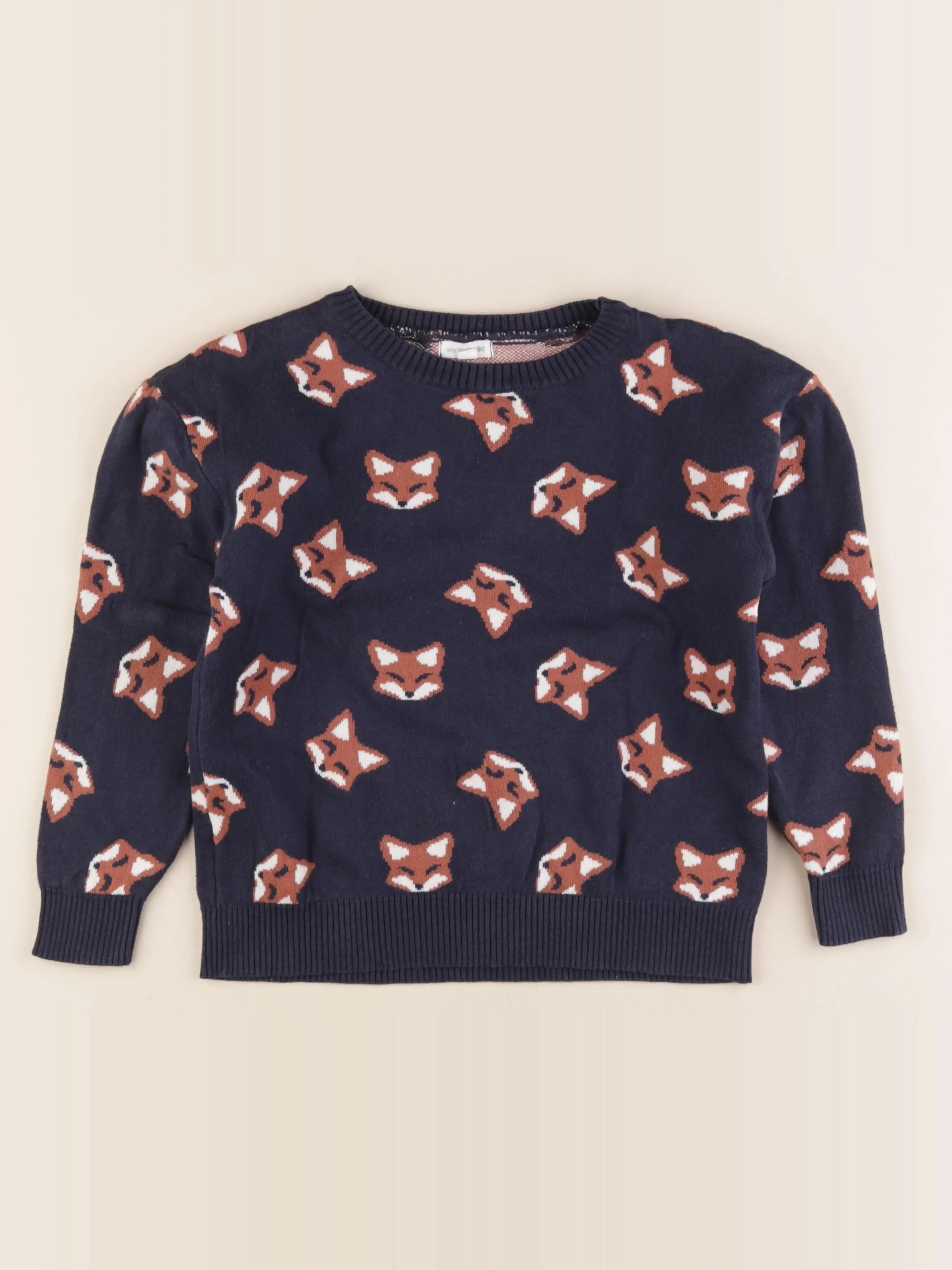 Vertbaudet - pull bleu - 8 ans