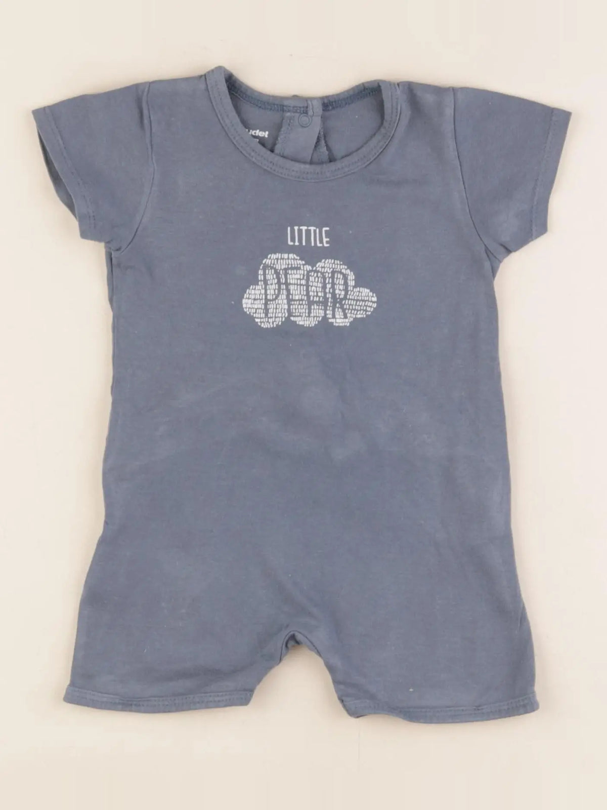 Vertbaudet - combinaison bleu - 9 mois