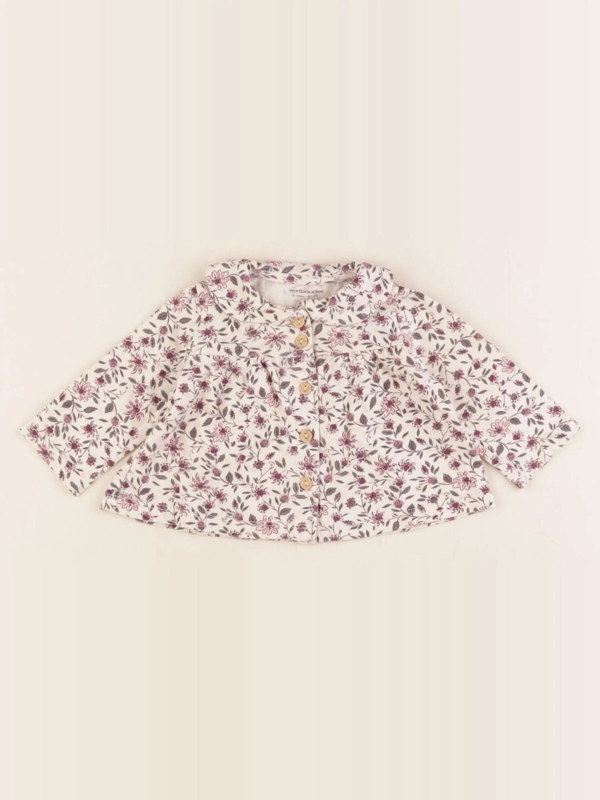 Vertbaudet - chemise multicolore - 3 mois