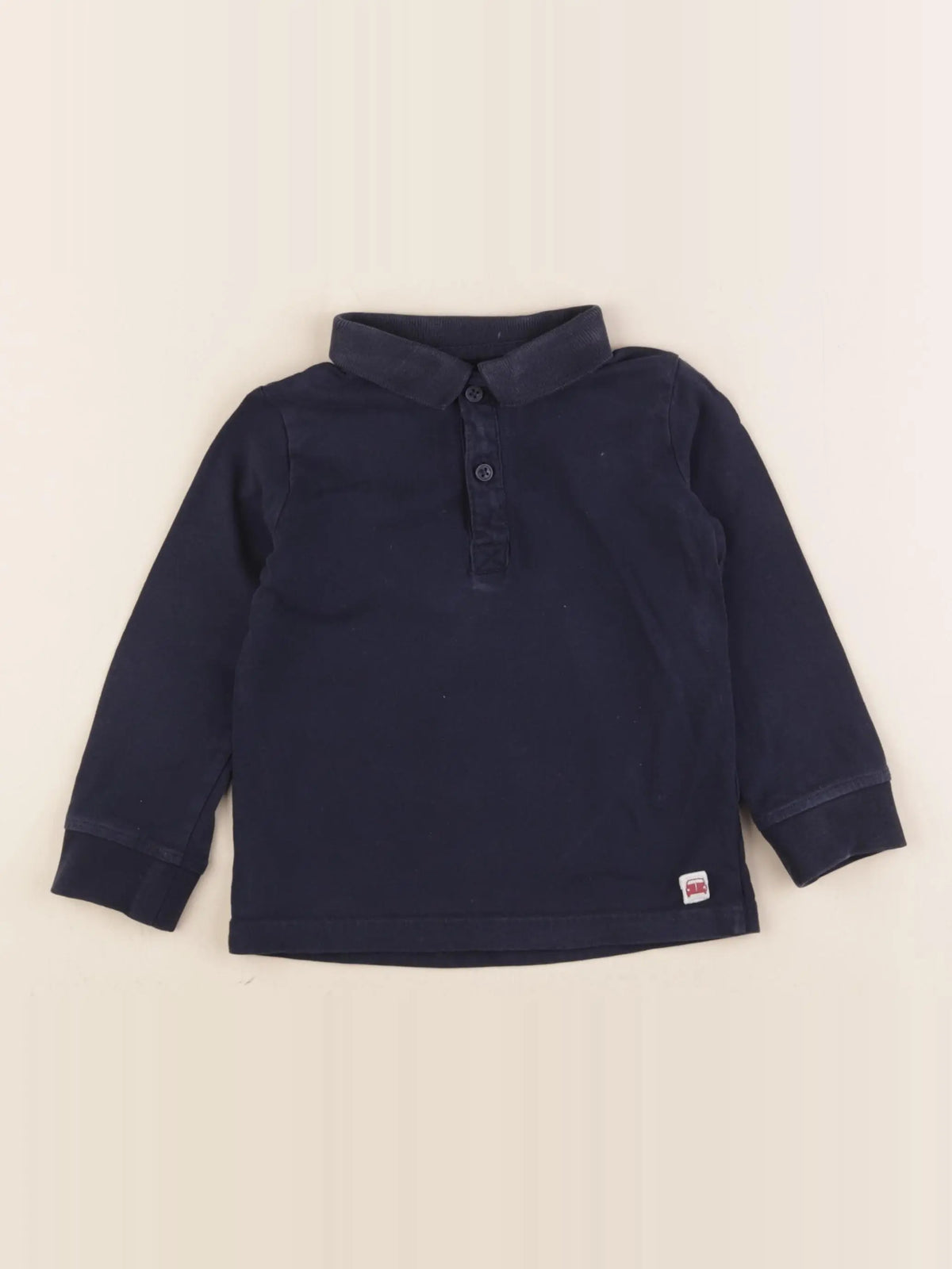 Vertbaudet - polo bleu - 3 ans
