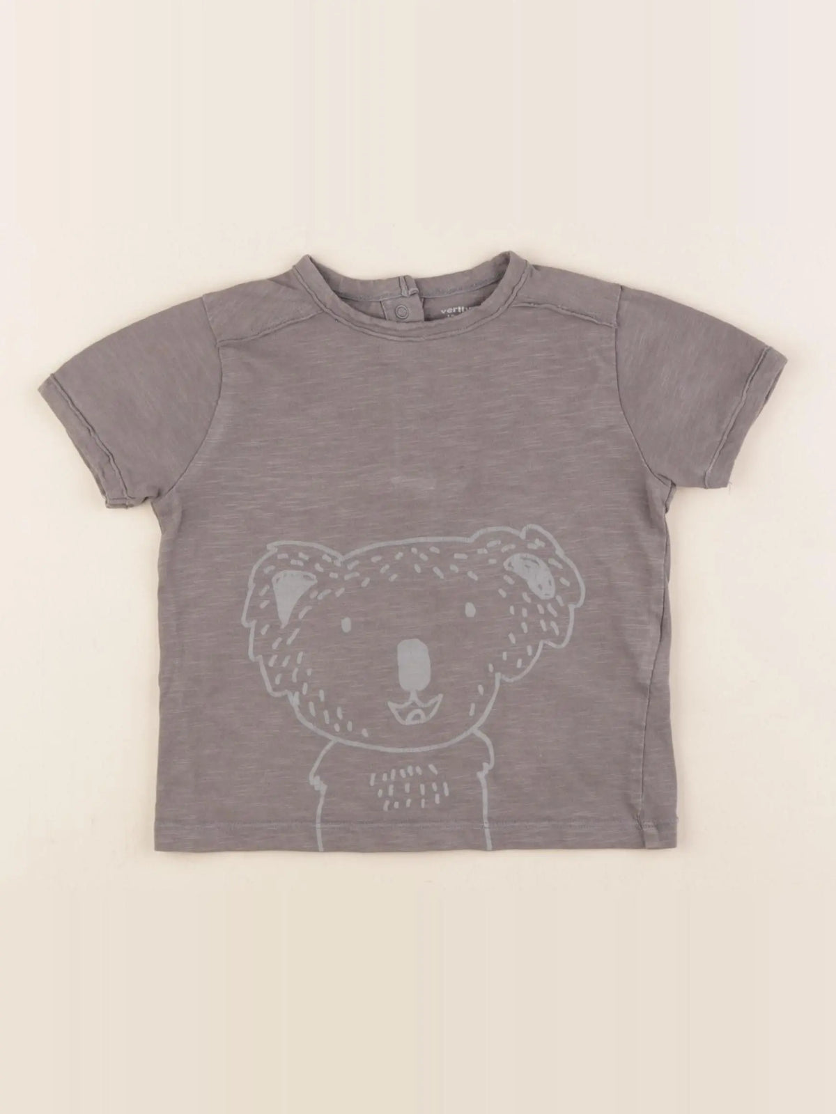 Vertbaudet - tee-shirt gris - 18 mois