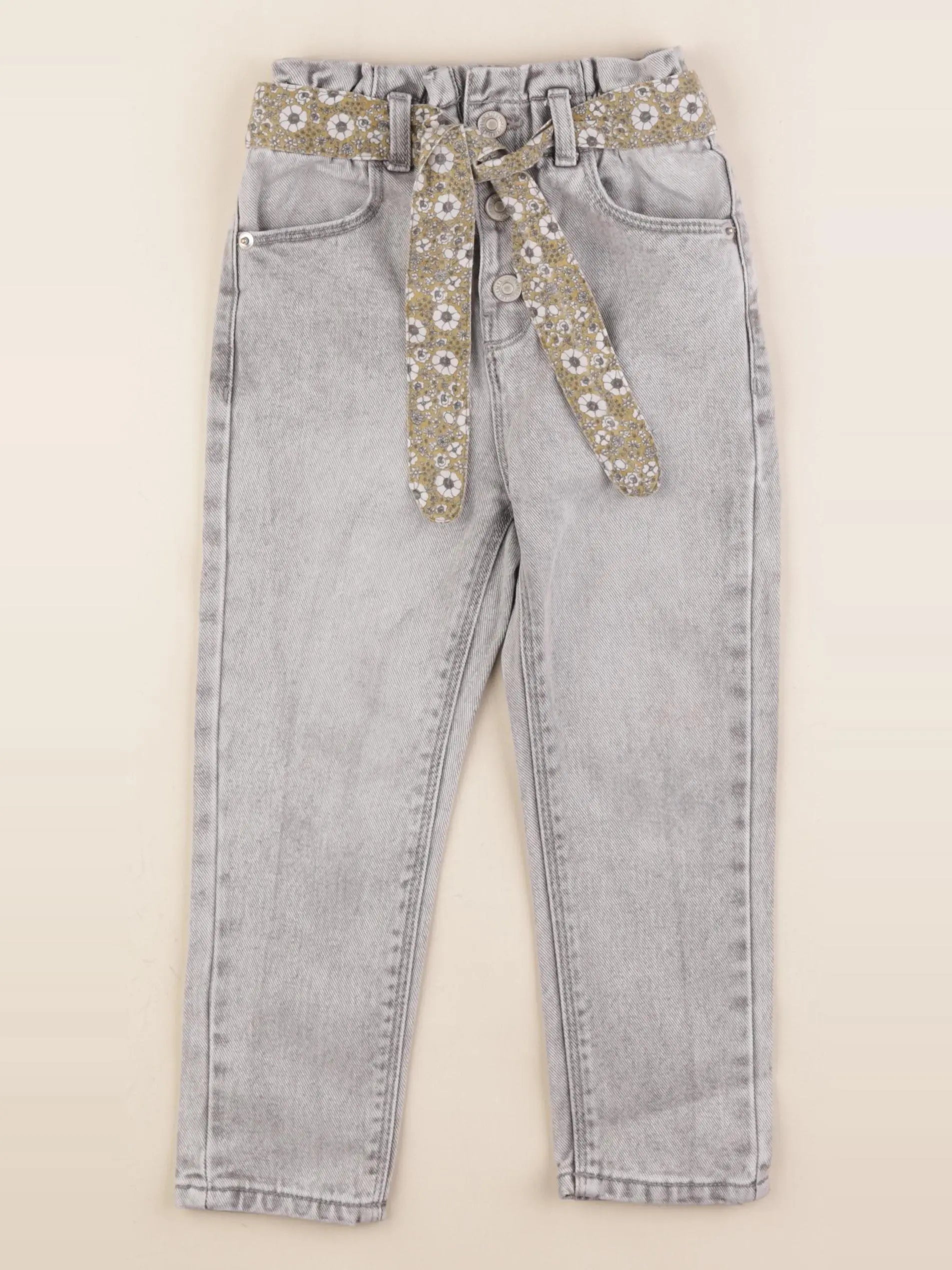 Vertbaudet - jean gris - 4 ans