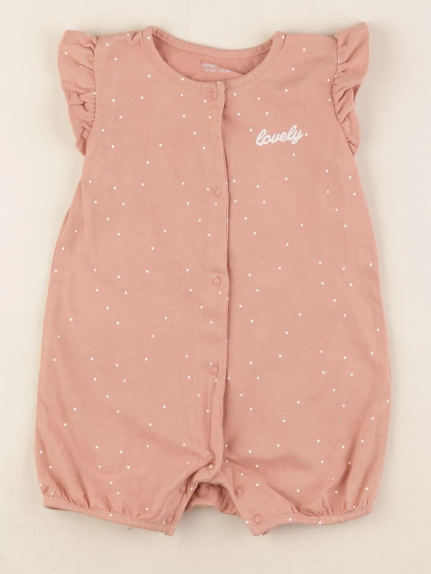 Vertbaudet - combinaison rose - 18 mois