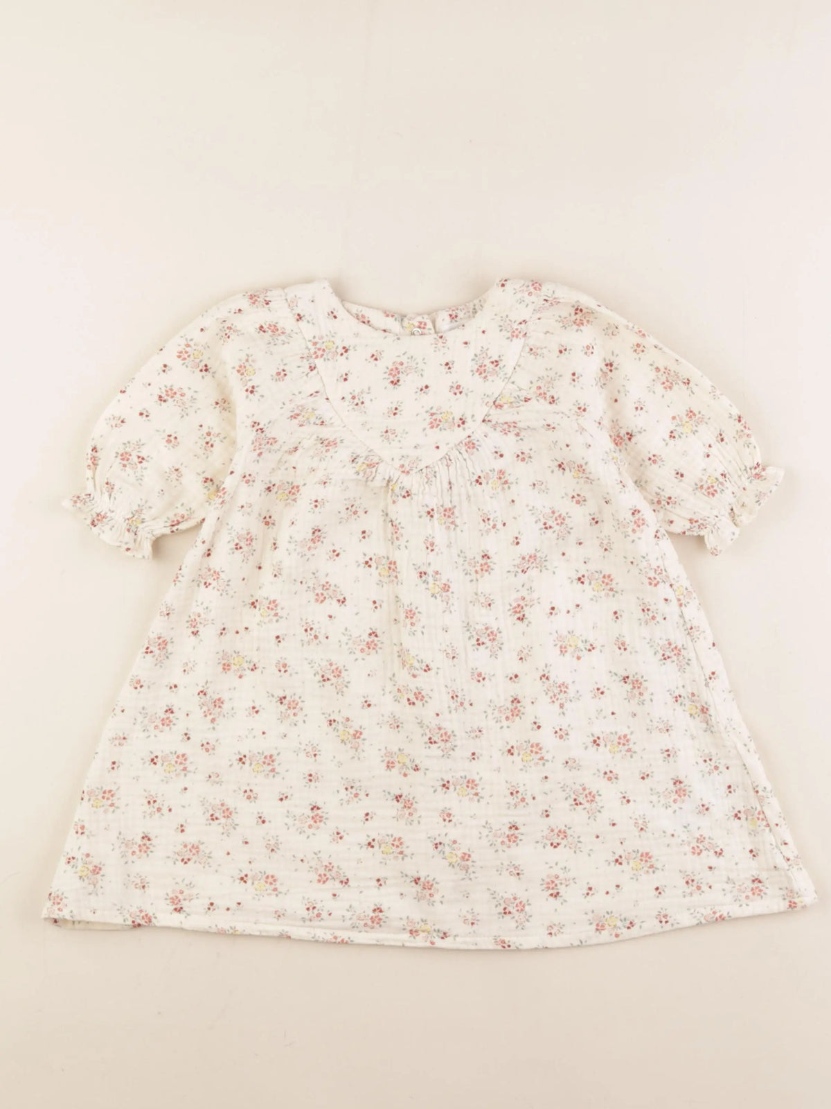 Vertbaudet - robe multicolore - 18 mois