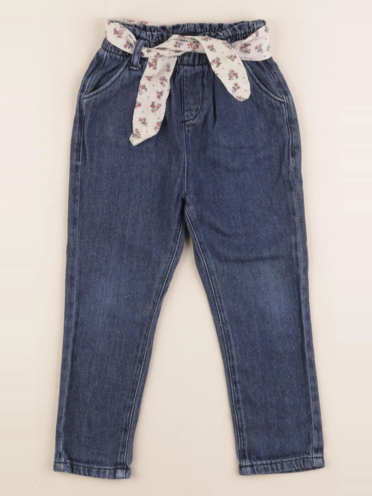 Vertbaudet - pantalon bleu - 36 mois