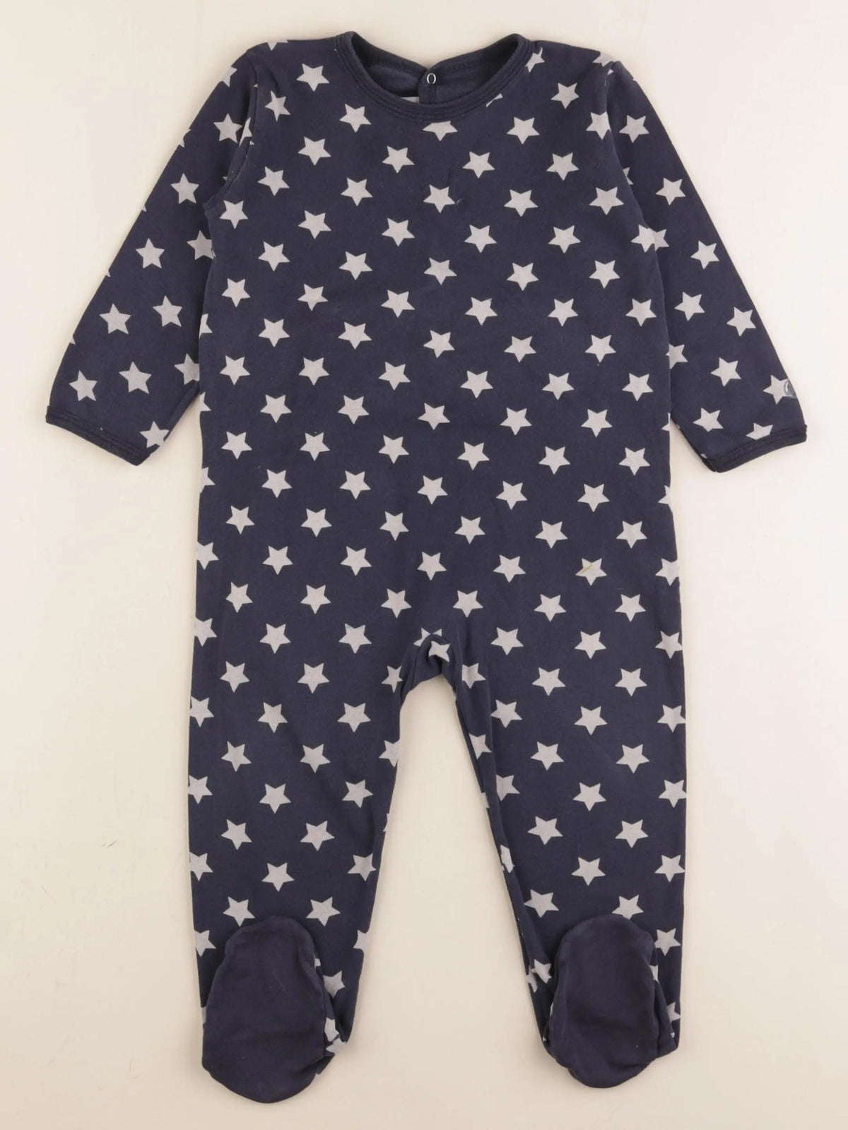 Petit Bateau - pyjama coton bleu - 24 mois