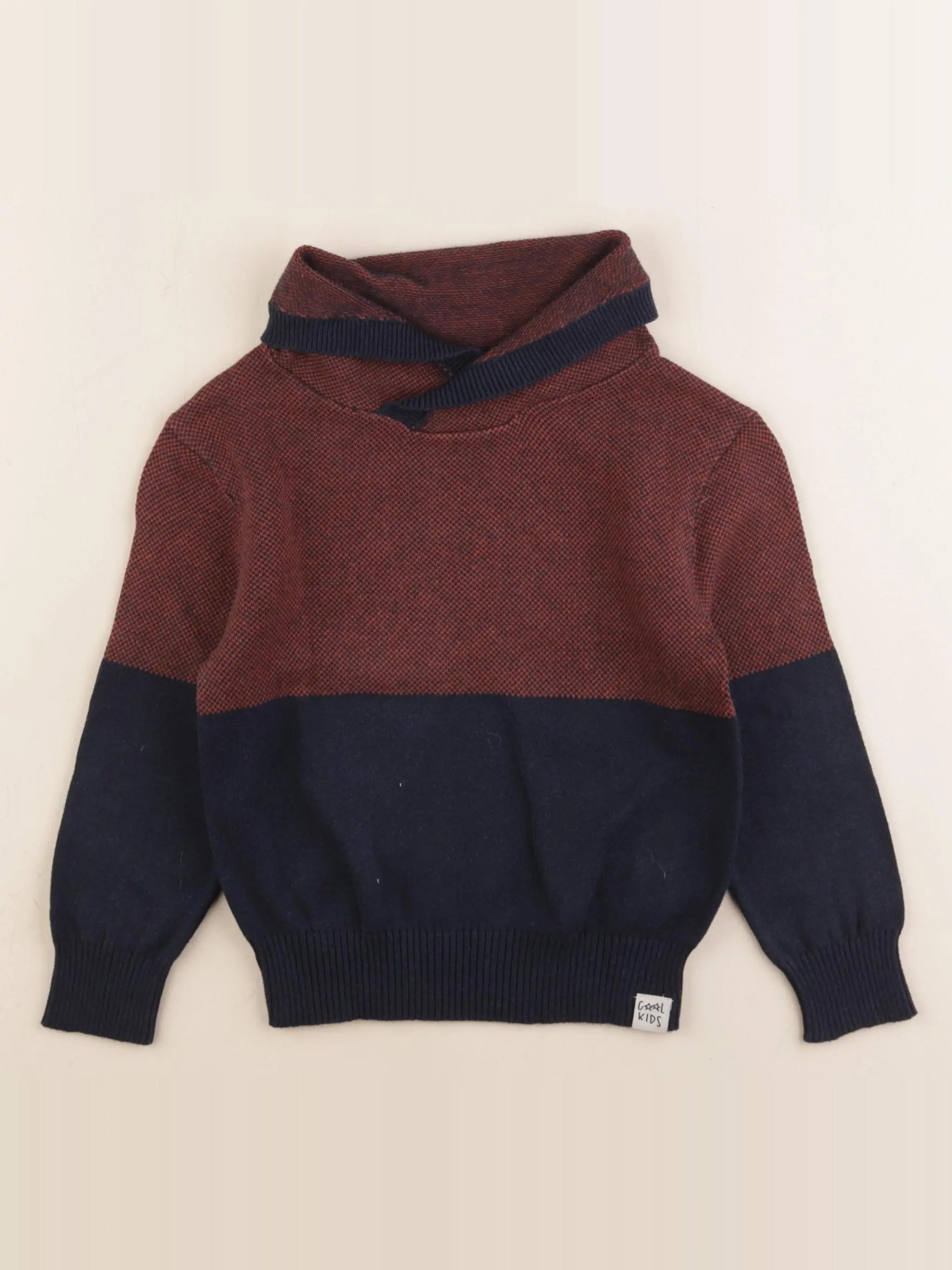 Vertbaudet - pull rouge - 4 ans