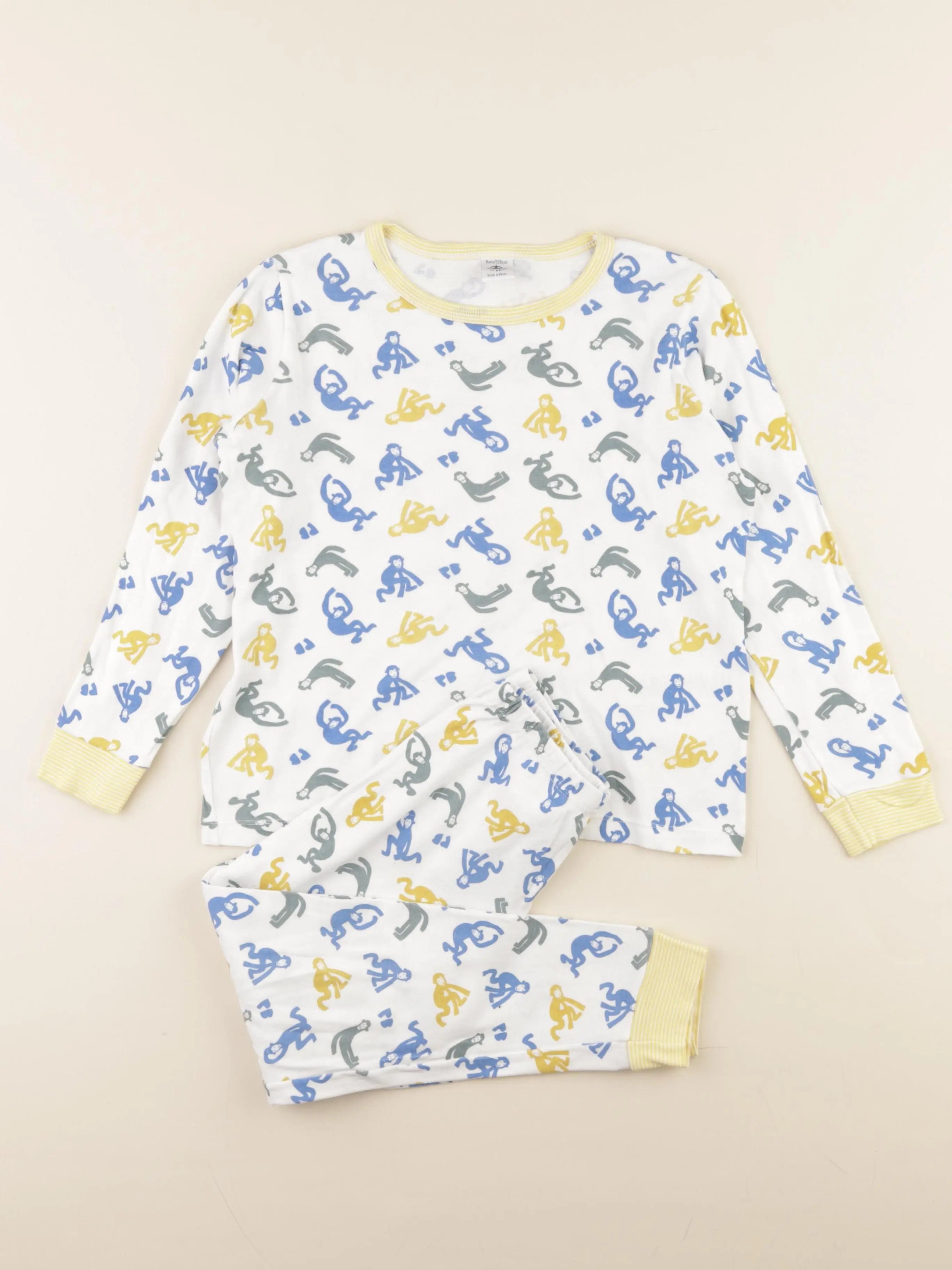 Petit Bateau - pyjama coton multicolore - 7 ans