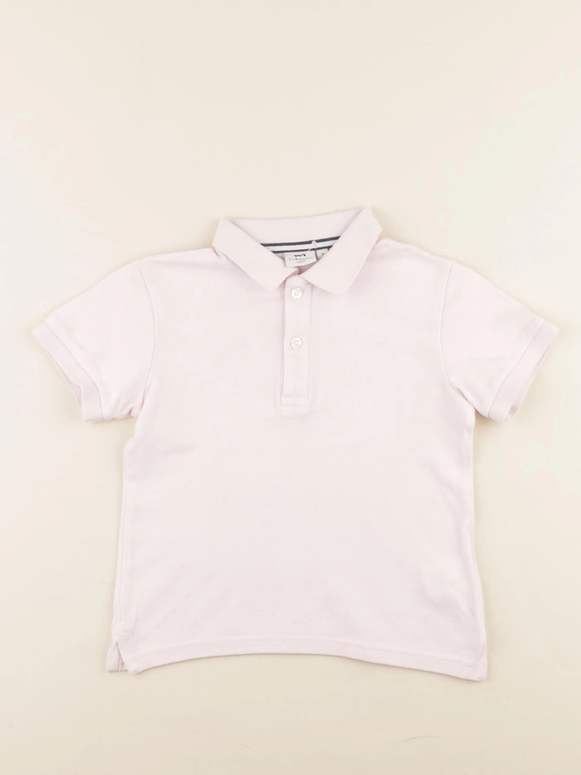 Cyrillus - polo rose - 6 ans