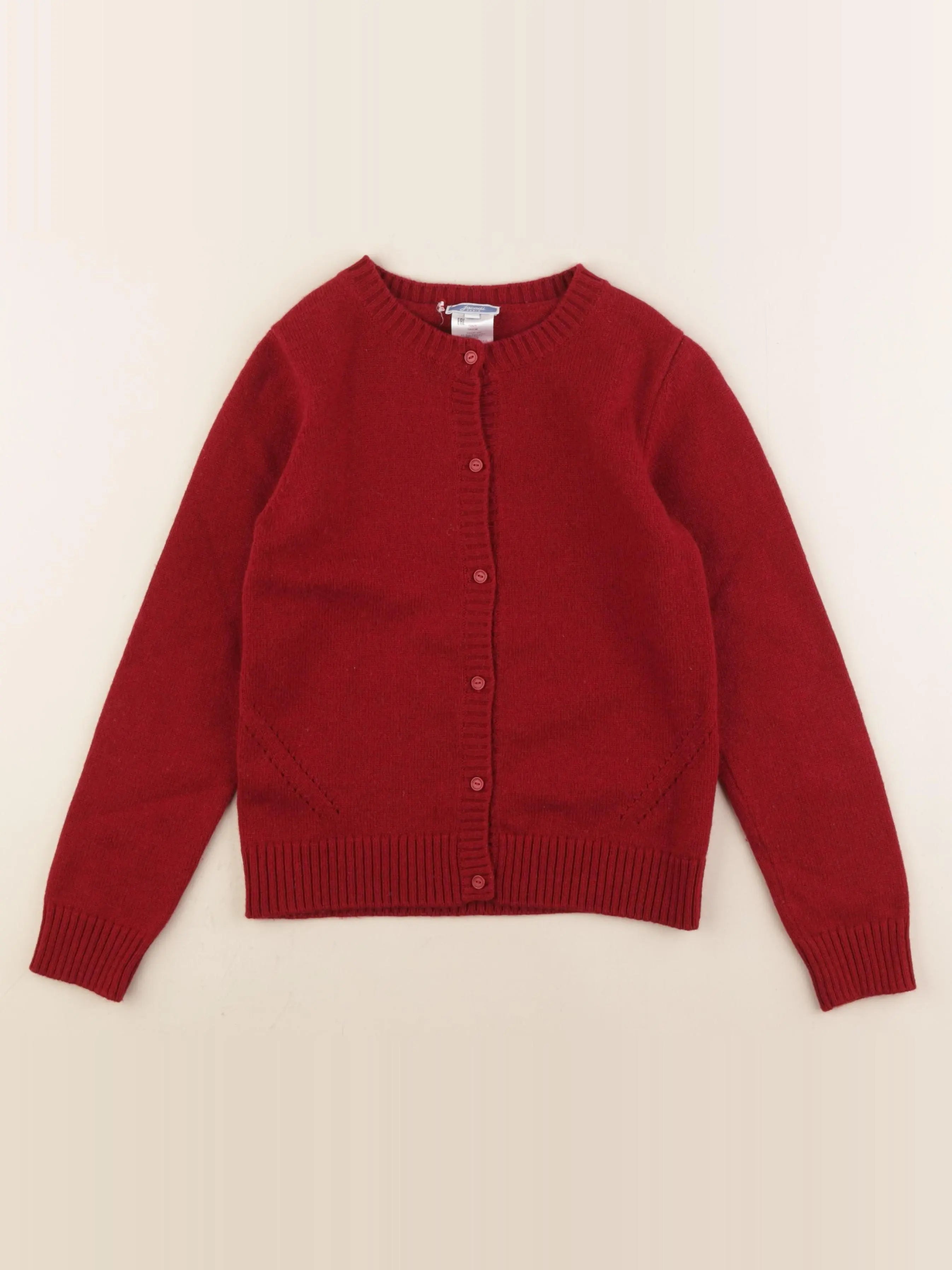 Jacadi - gilet rouge - 10 ans