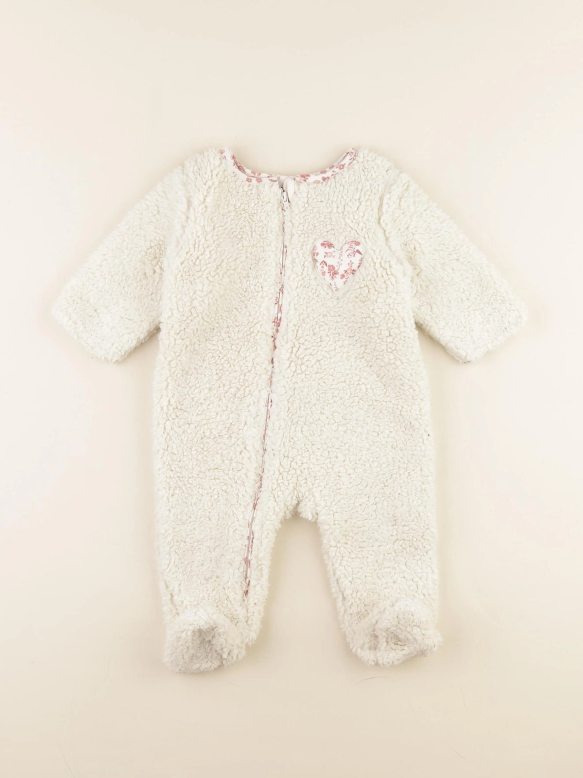 Tape à l'oeil - sur-pyjama beige - 6 mois