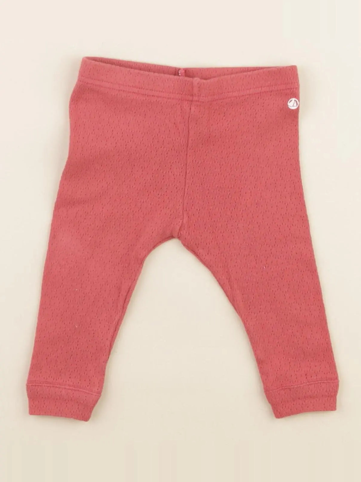 Petit Bateau - legging rose - 6 mois